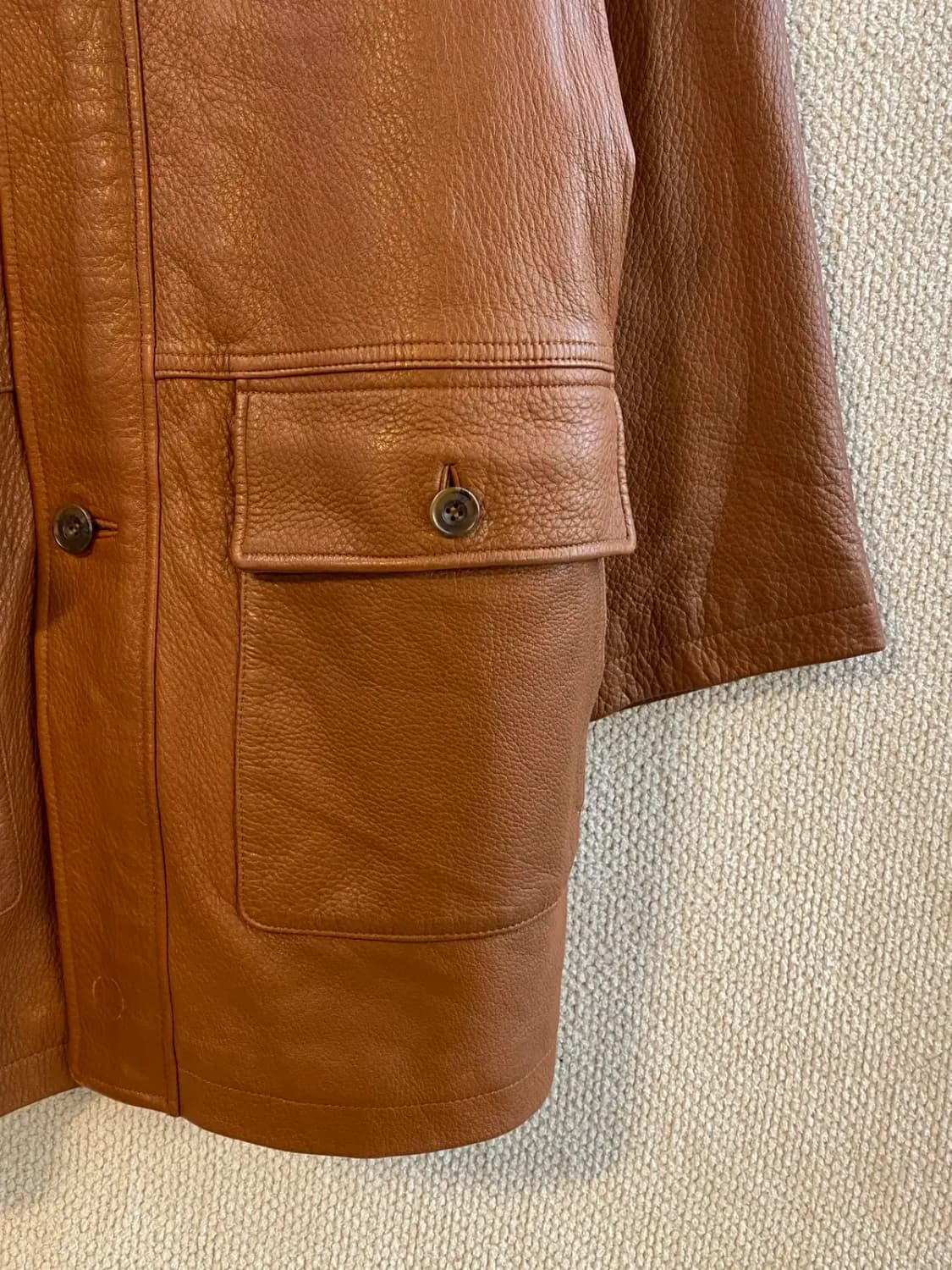 빈티지 레더 자켓 (Man 2XL) B0980 상품이미지4