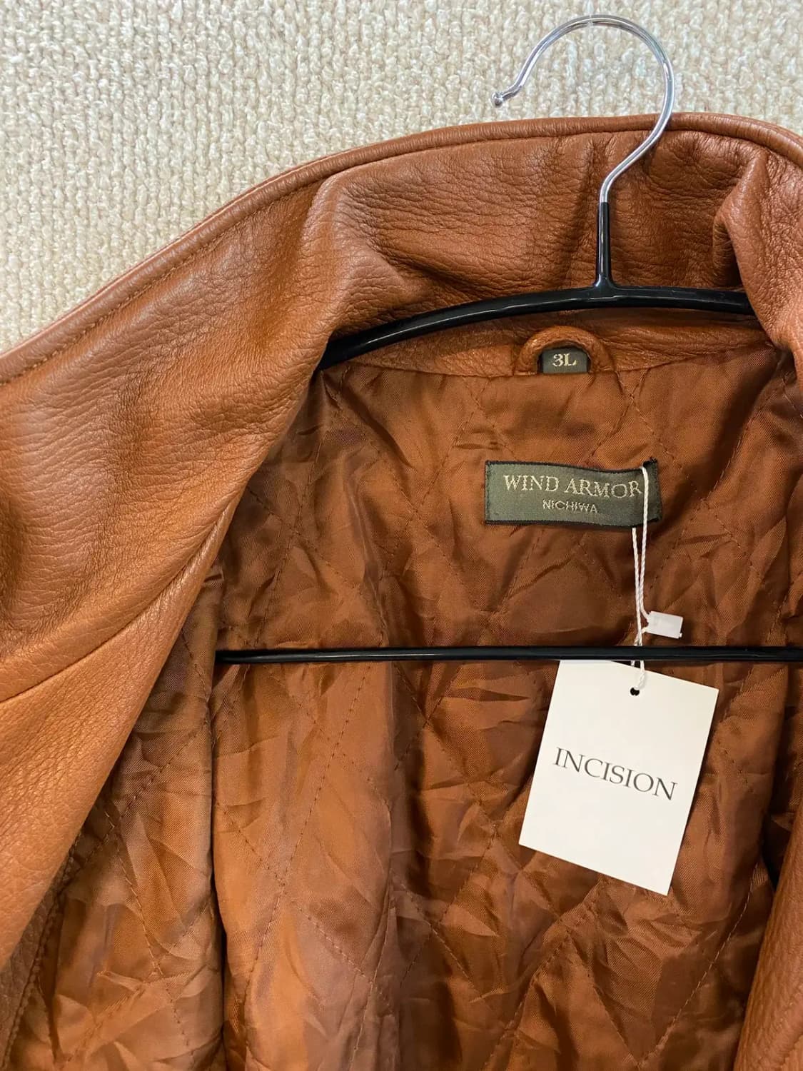 빈티지 레더 자켓 (Man 2XL) B0980 상품이미지6