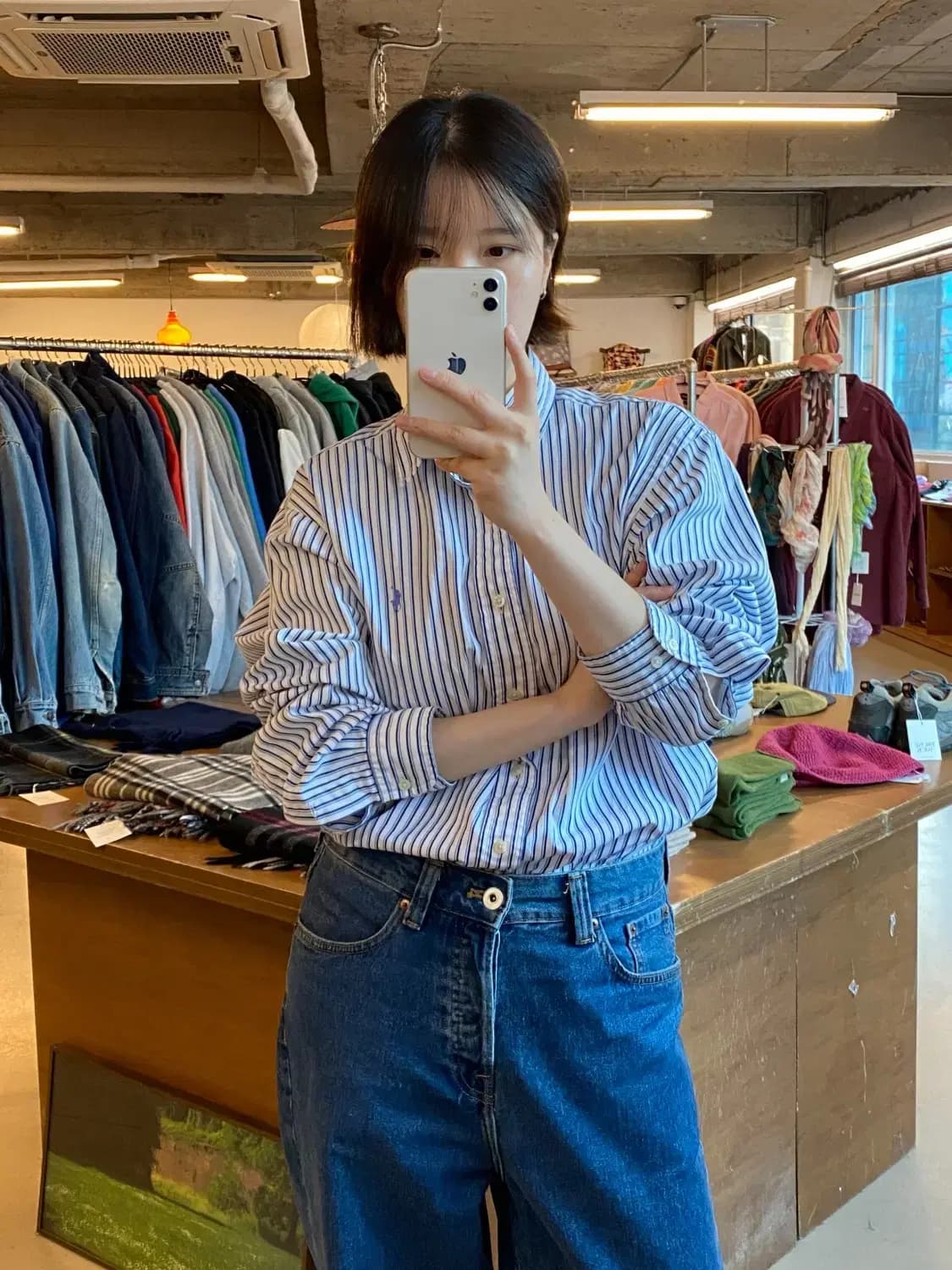 폴로 랄프로렌 스트라이프 셔츠 (Man XL) B0979 상품이미지1