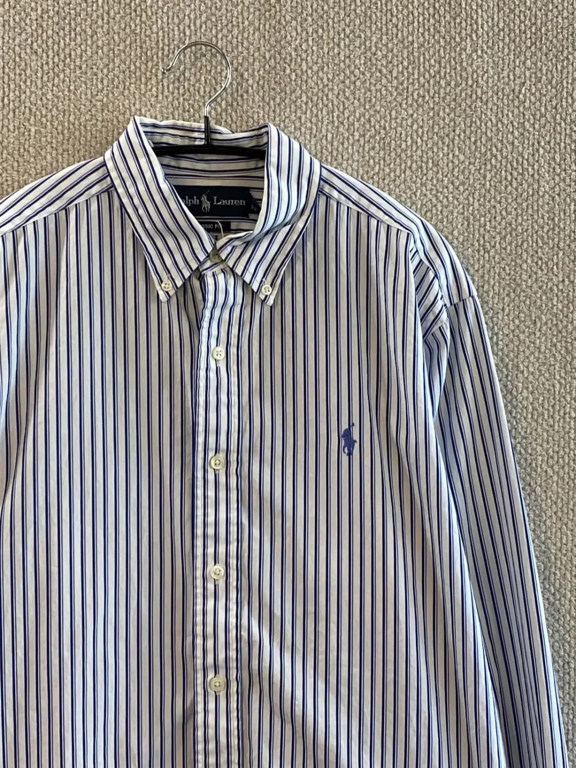 폴로 랄프로렌 스트라이프 셔츠 (Man XL) B0979 상품이미지3