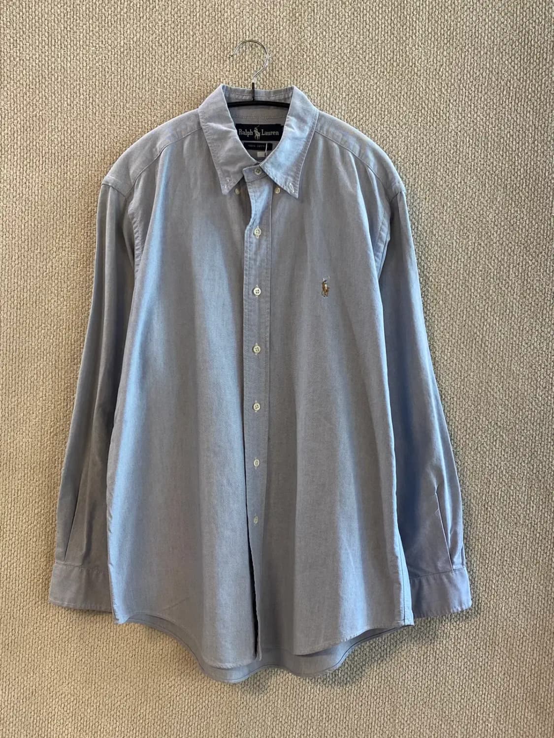 폴로 랄프로렌 솔리드 셔츠 (Man M) B0978 상품이미지2