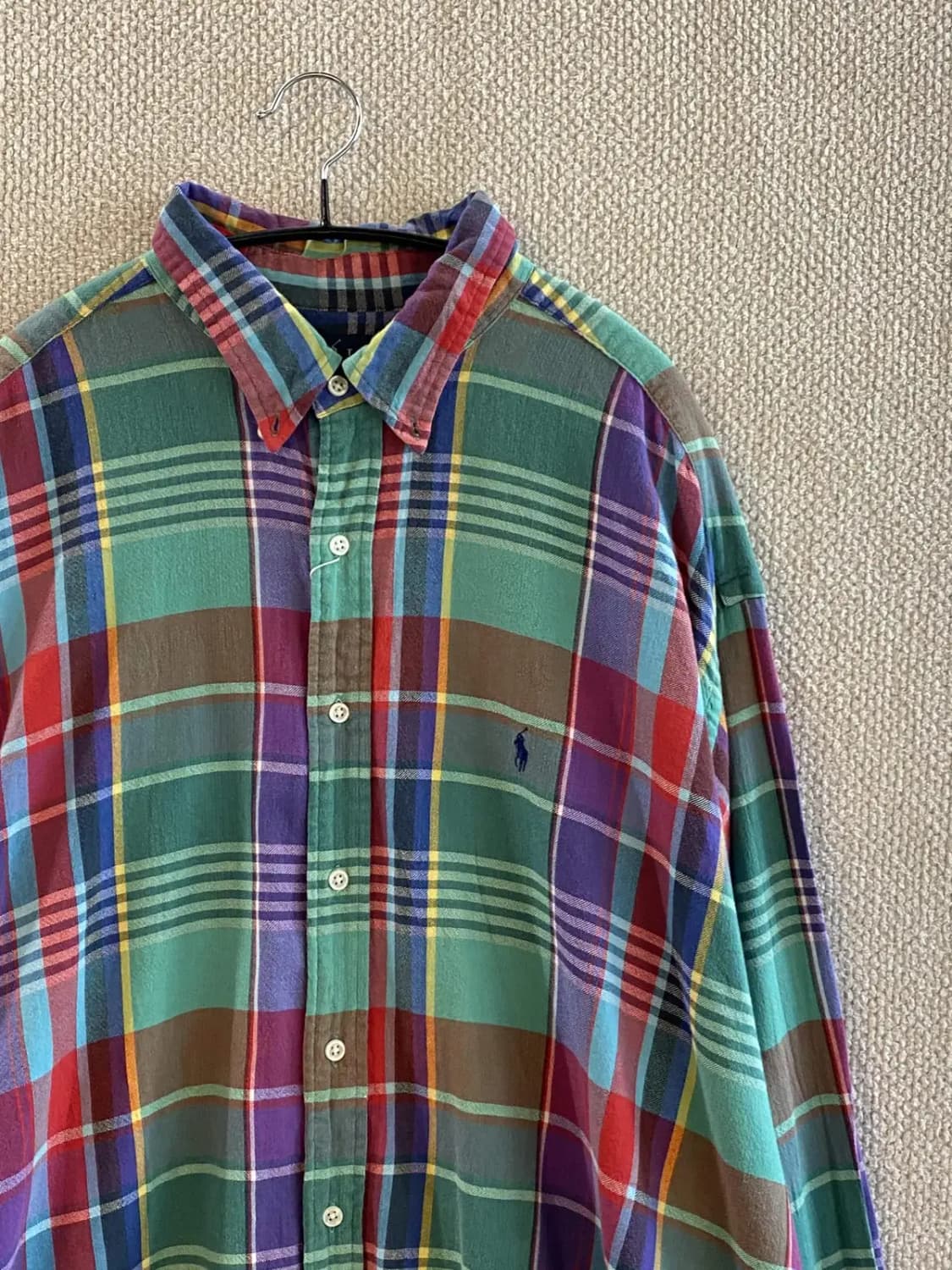 폴로 랄프로렌 체크 셔츠 (Man 2XL) B0976 상품이미지3