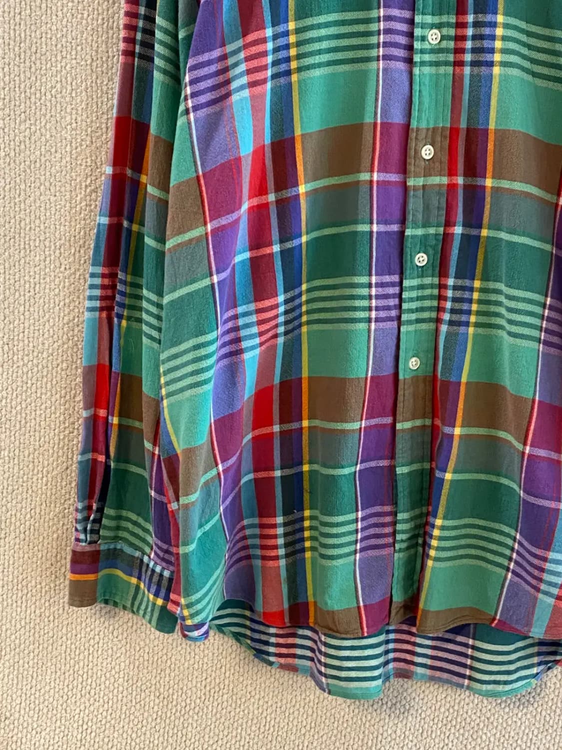 폴로 랄프로렌 체크 셔츠 (Man 2XL) B0976 상품이미지4