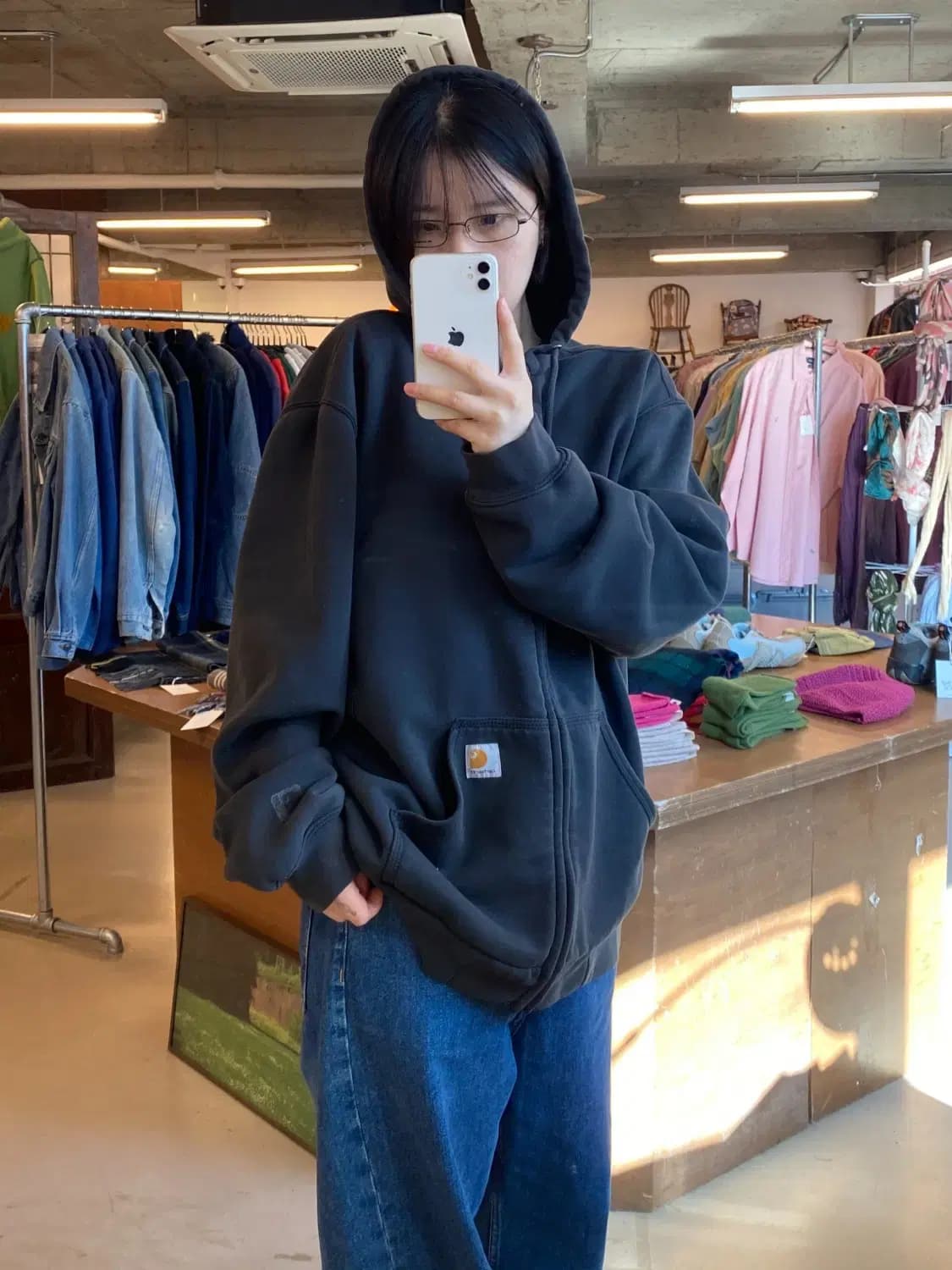 칼하트 후드 집업 (Man XL) B0970 상품이미지1