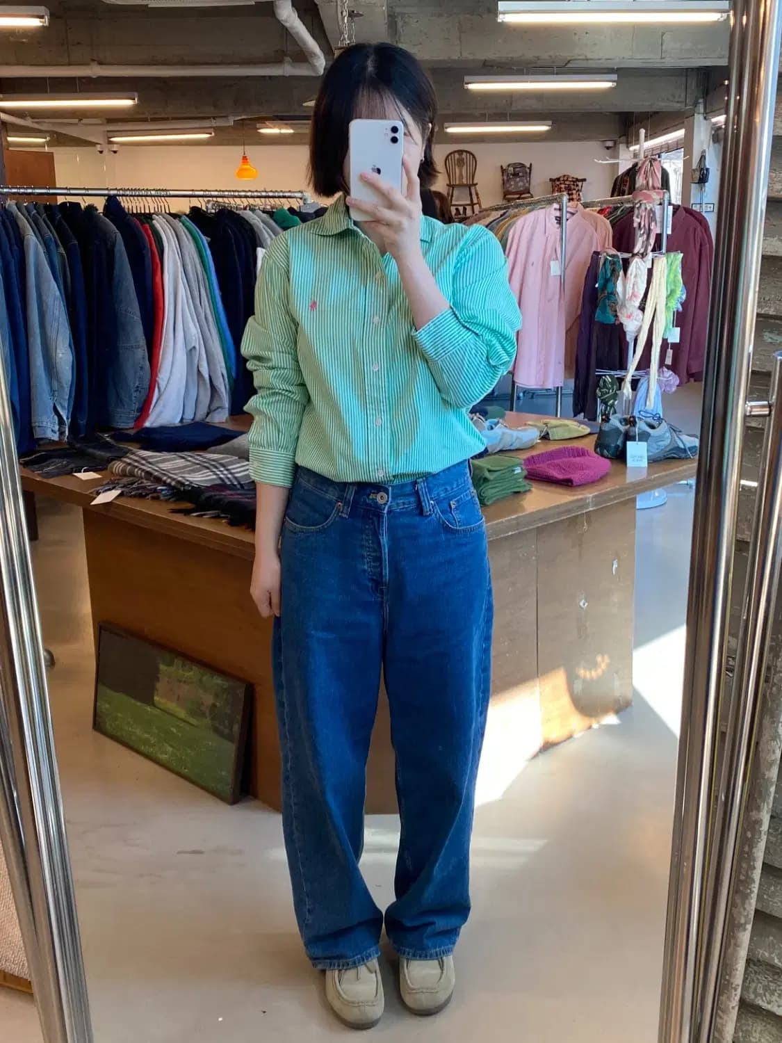 폴로 랄프로렌 스트라이프 셔츠 (Man M) B0968 상품이미지1