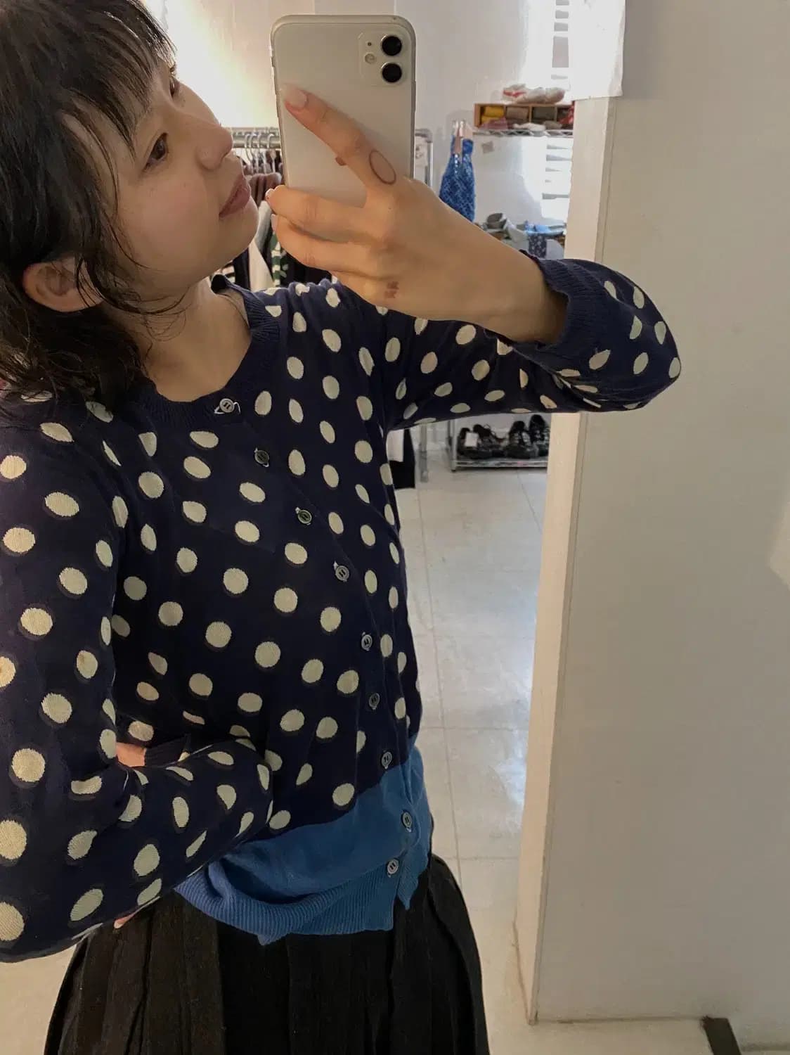 꼼데가르송 도트 가디건 (Woman M) 12566 상품이미지1