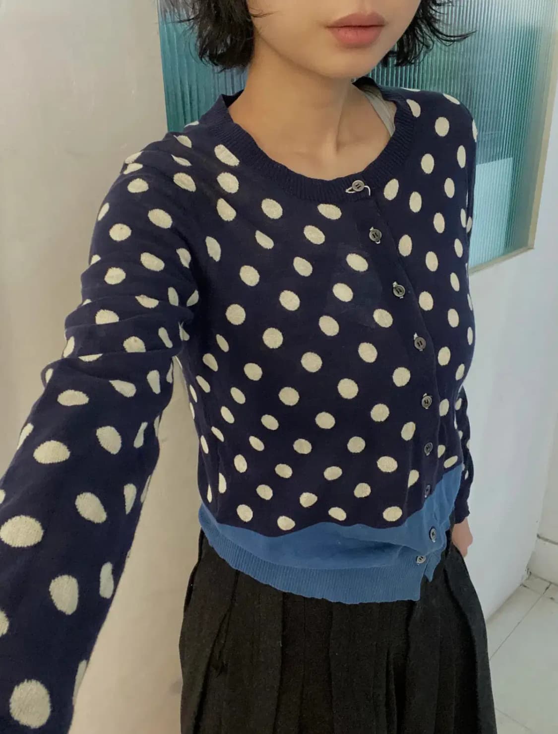 꼼데가르송 도트 가디건 (Woman M) 12566 상품이미지2