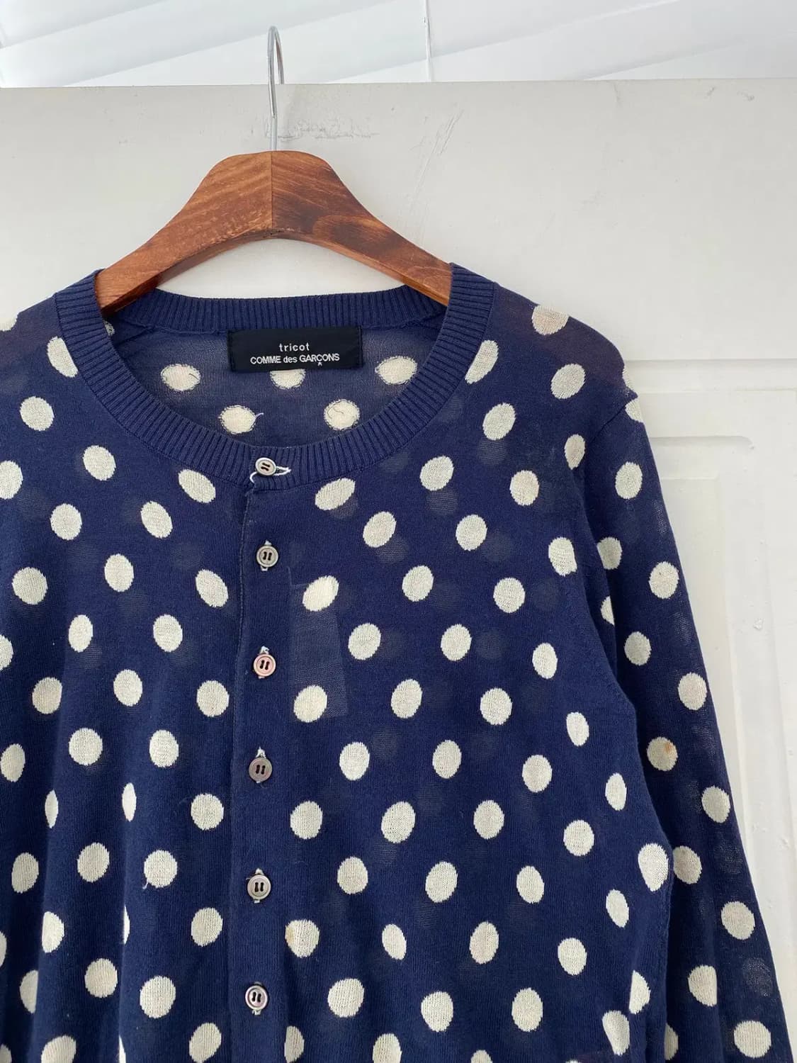 꼼데가르송 도트 가디건 (Woman M) 12566 상품이미지5