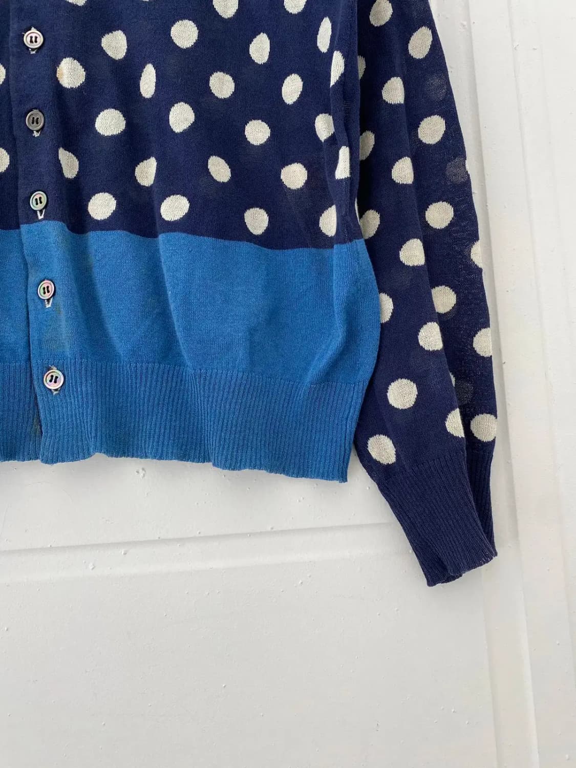 꼼데가르송 도트 가디건 (Woman M) 12566 상품이미지6