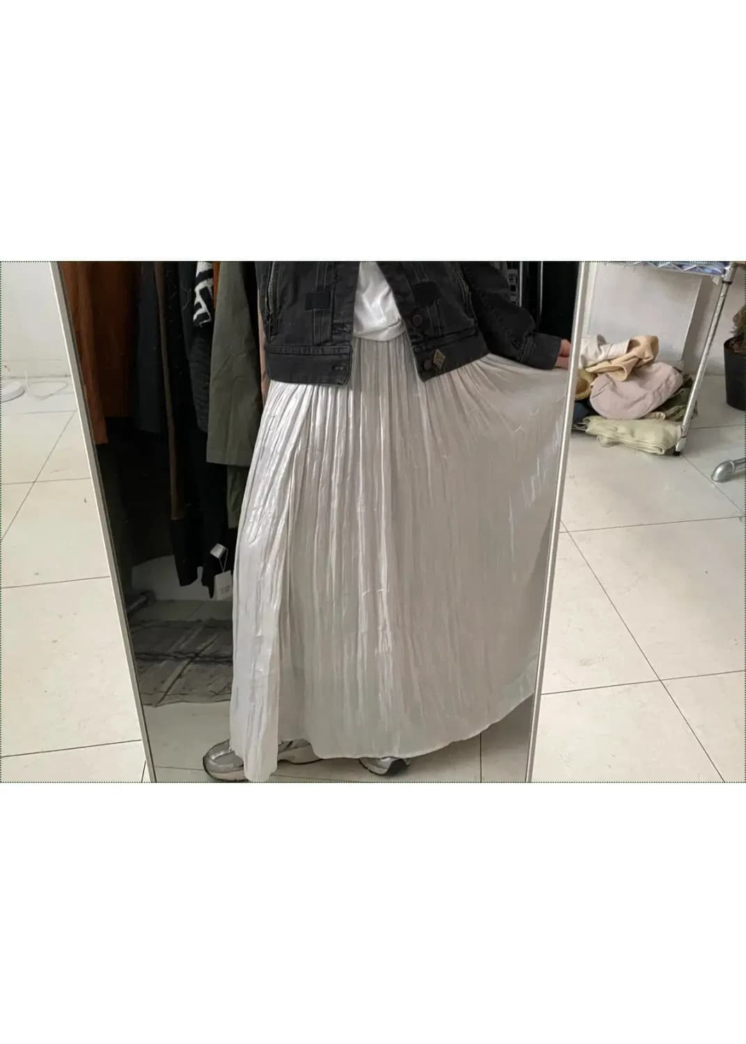 빈티지 주름 롱 스커트 (Woman M) 12564 상품이미지2