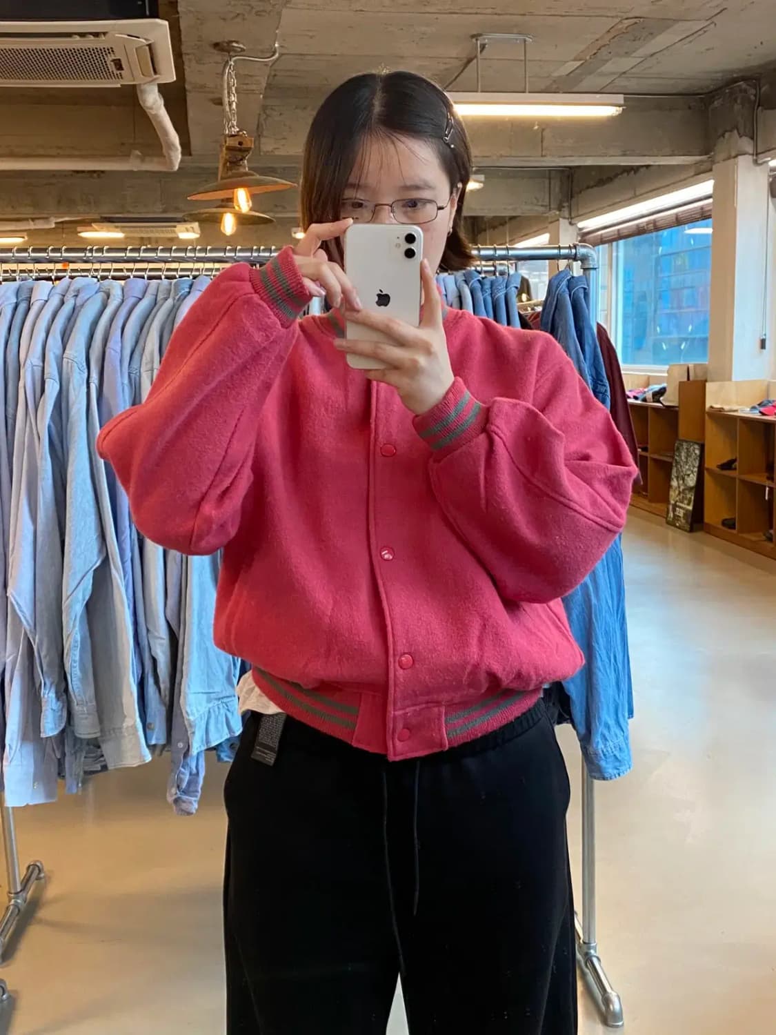 90s USA 바시티 자켓 (Man M) B1005 상품이미지2