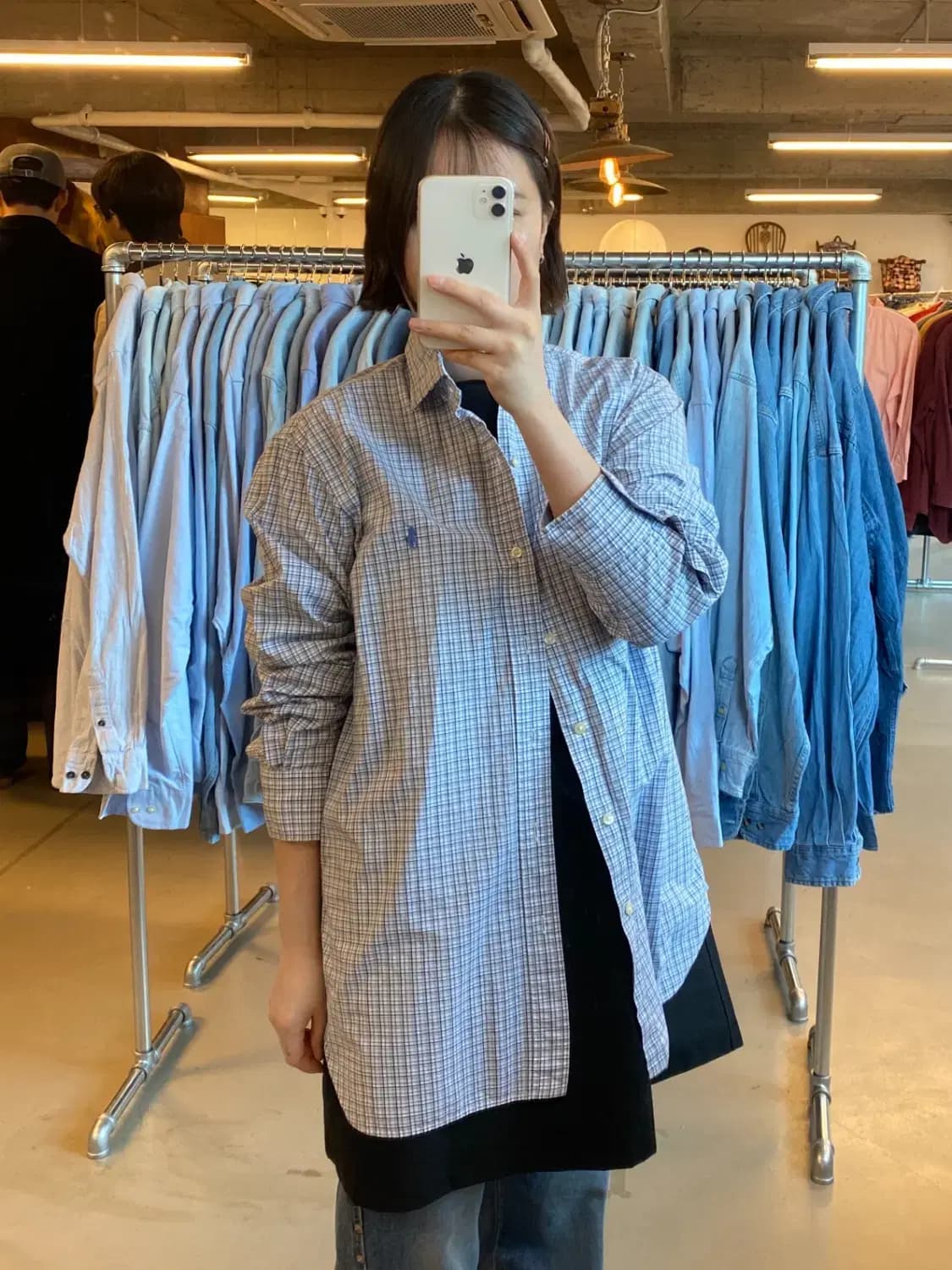 폴로 랄프로렌 체크 셔츠 (Man M) B1019 상품이미지1