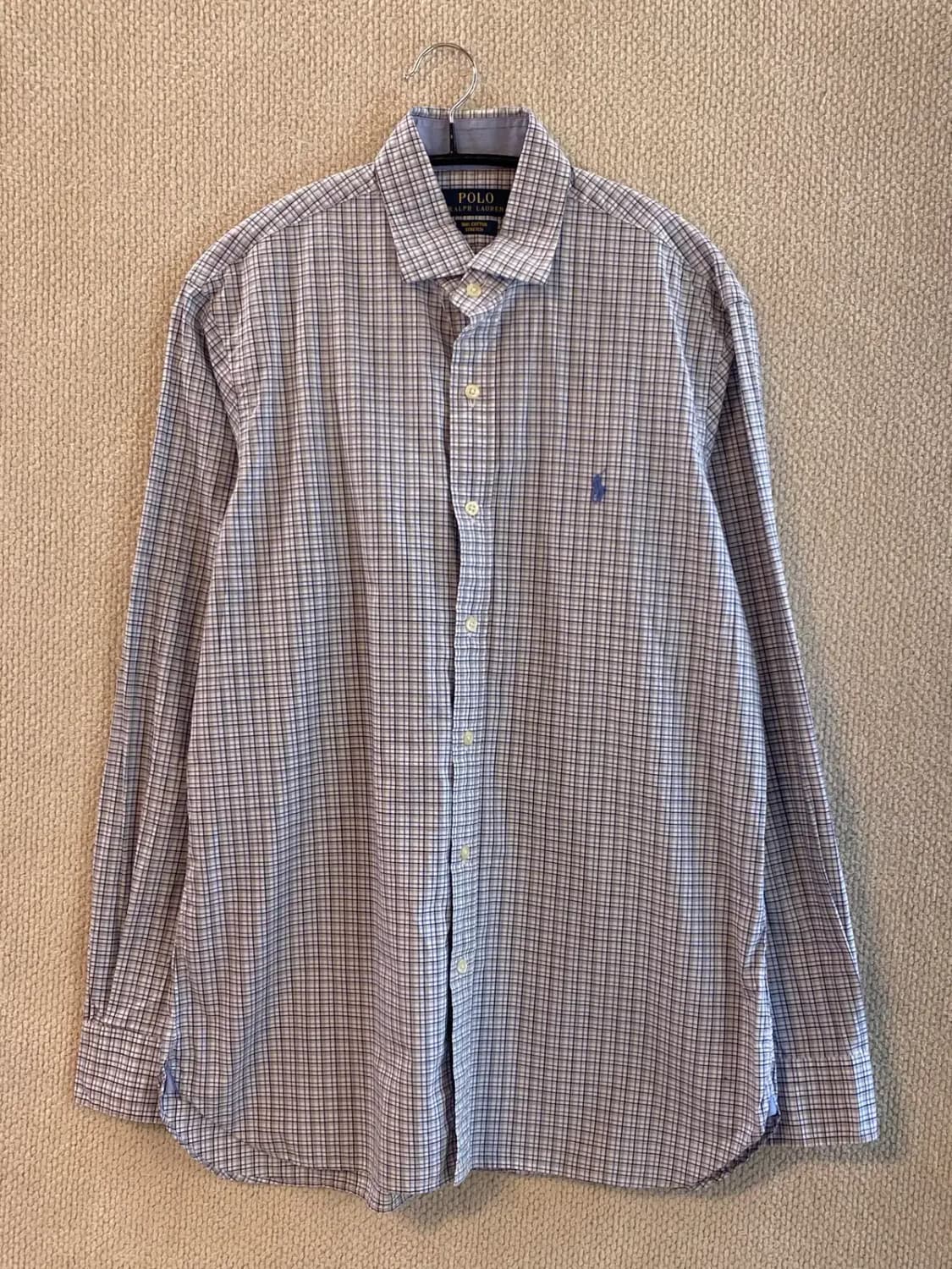 폴로 랄프로렌 체크 셔츠 (Man M) B1019 상품이미지2