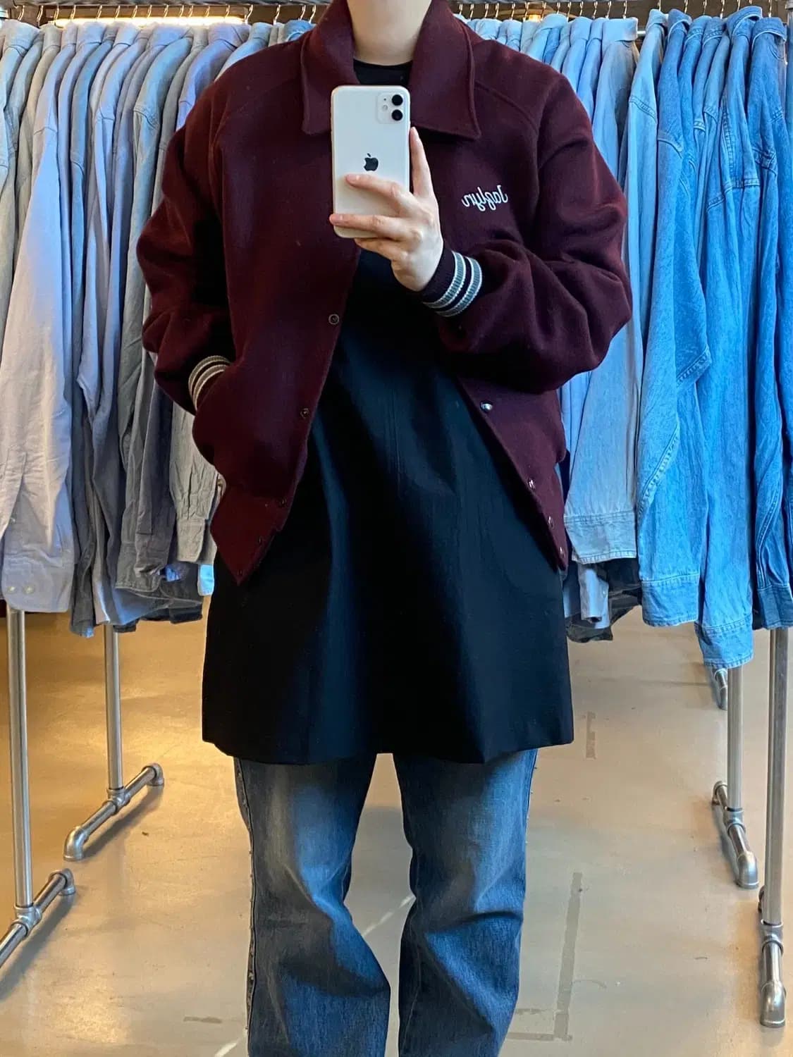 90's USA 바시티 자켓 (Man S) B1009 상품이미지1