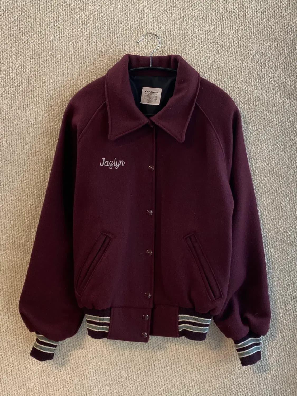 90's USA 바시티 자켓 (Man S) B1009 상품이미지2