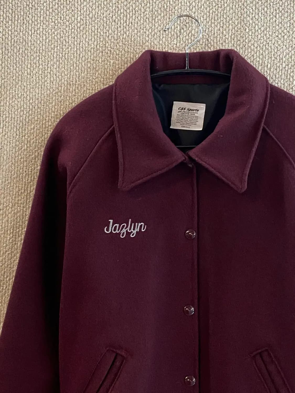 90's USA 바시티 자켓 (Man S) B1009 상품이미지3