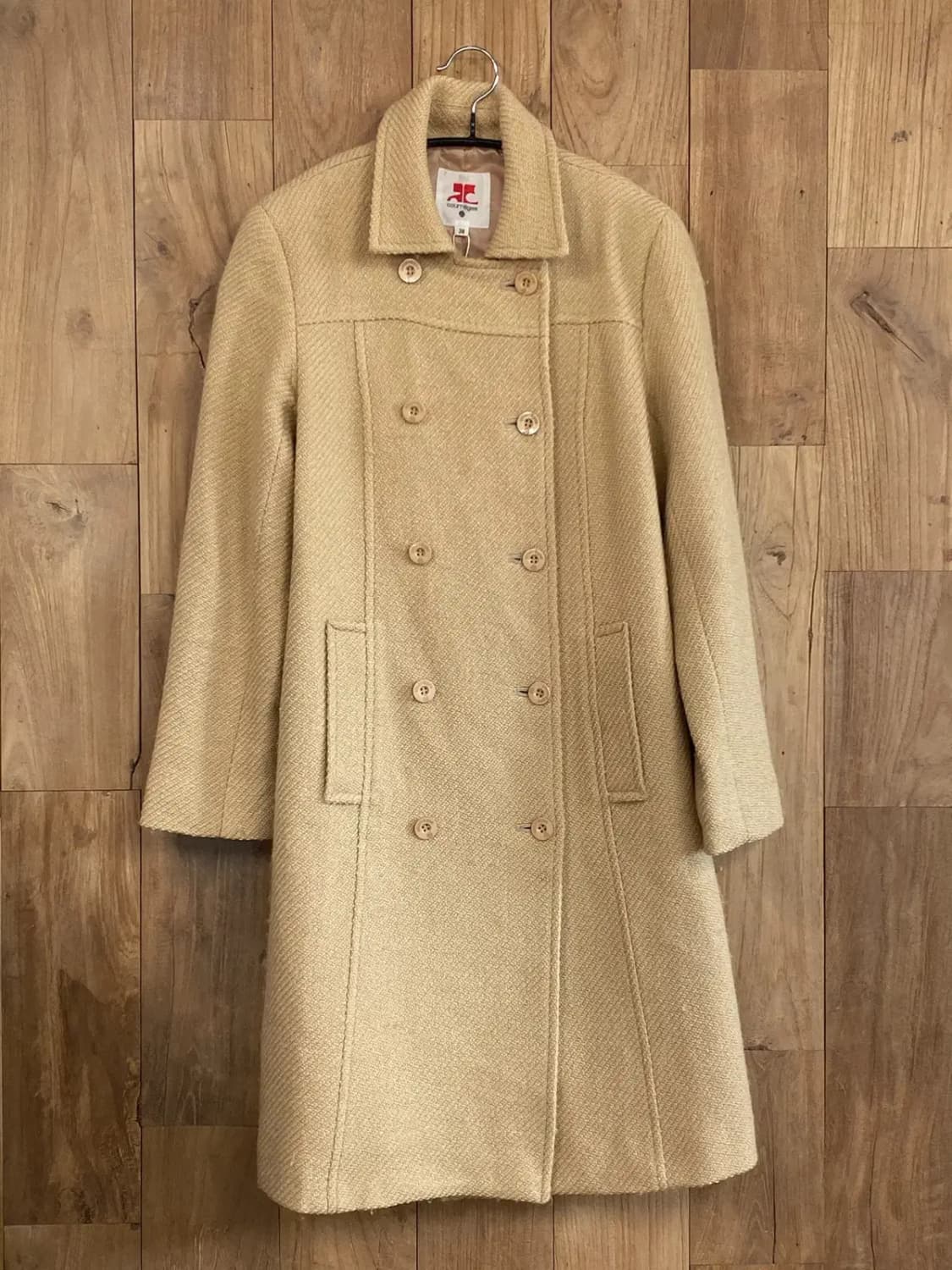 꾸레쥬 버튼 롱코트 (Woman S) 12581 상품이미지2