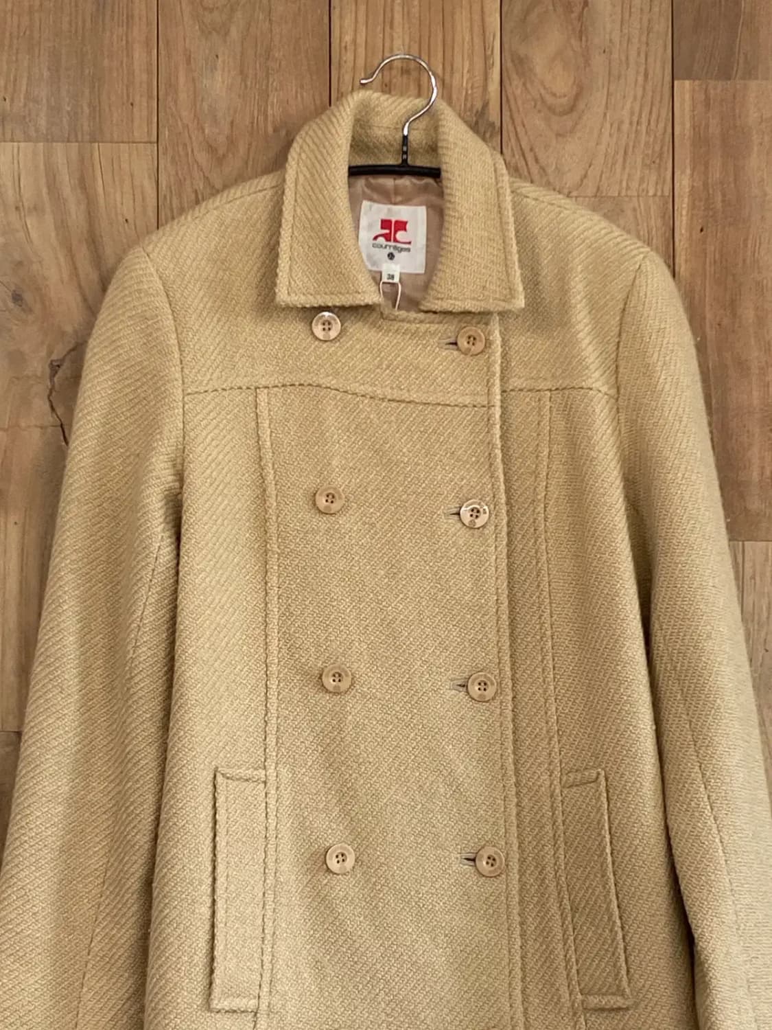 꾸레쥬 버튼 롱코트 (Woman S) 12581 상품이미지4