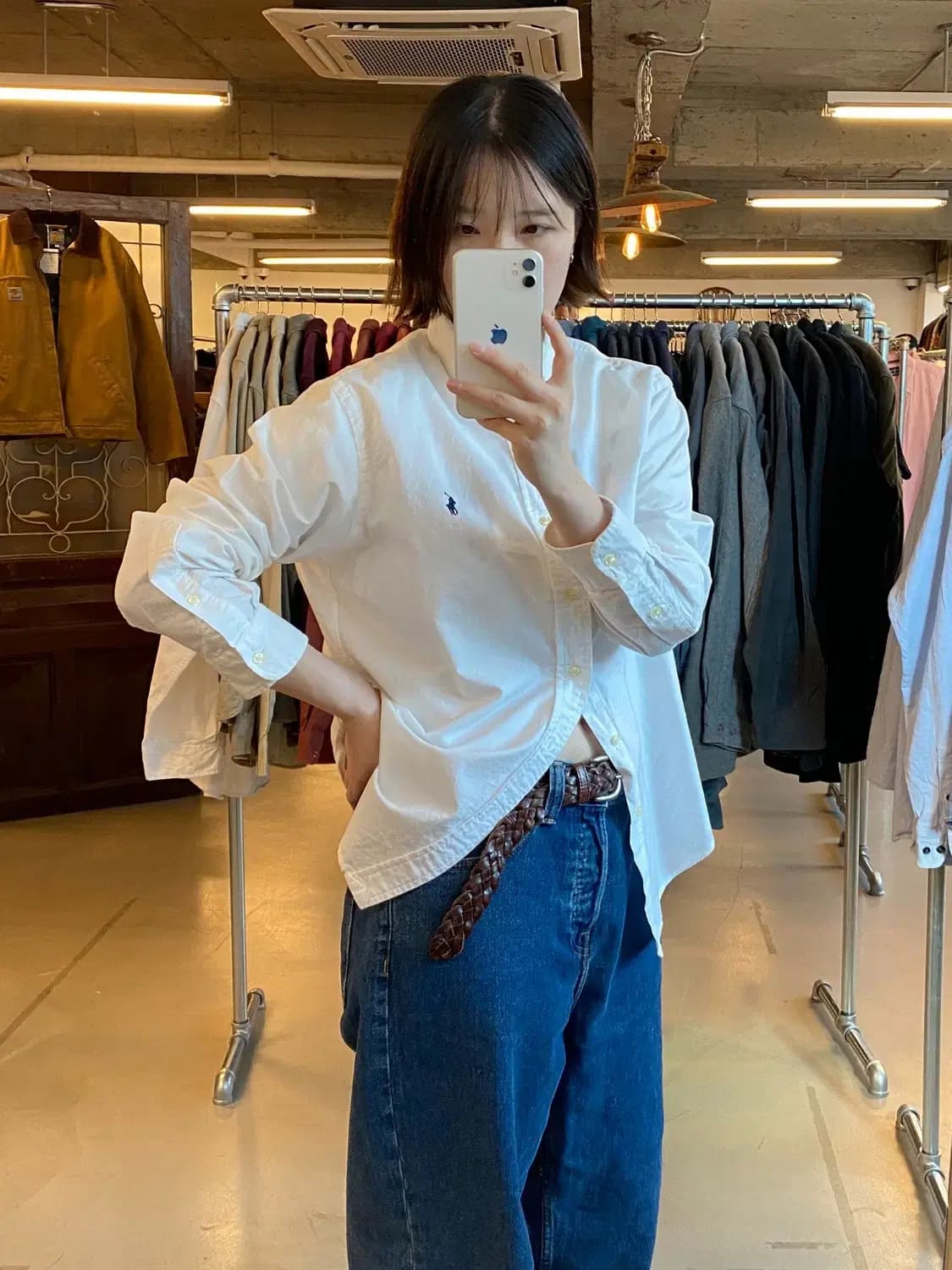 폴로 랄프로렌 솔리드 셔츠 (Man M) B1037 상품이미지1