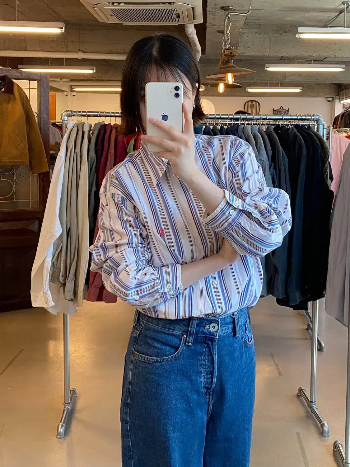 폴로 랄프로렌 스트라이프 셔츠 (Man L) B1028 상품이미지1