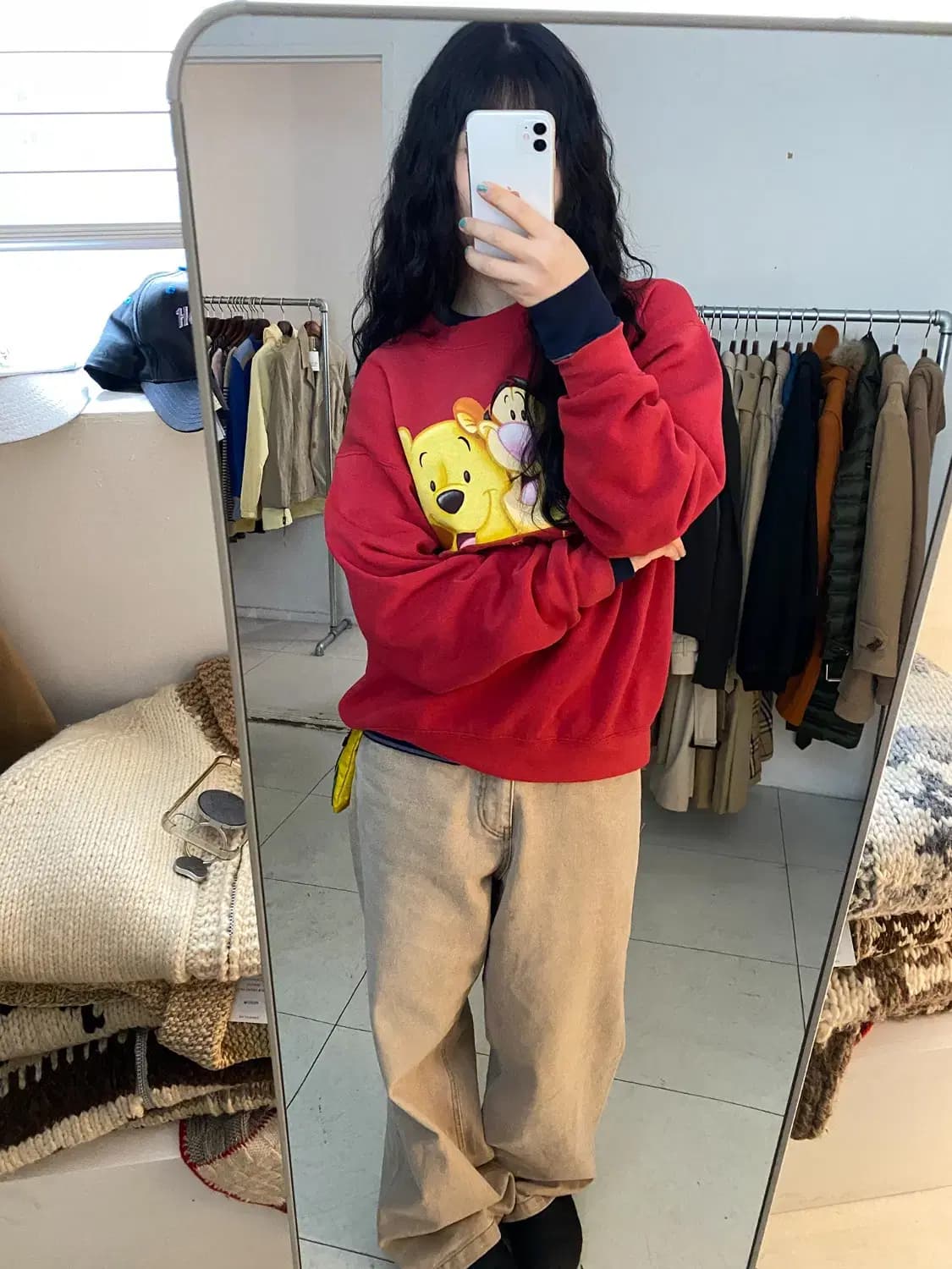 빈티지 프린팅 맨투맨 (Man M) 12623 상품이미지1