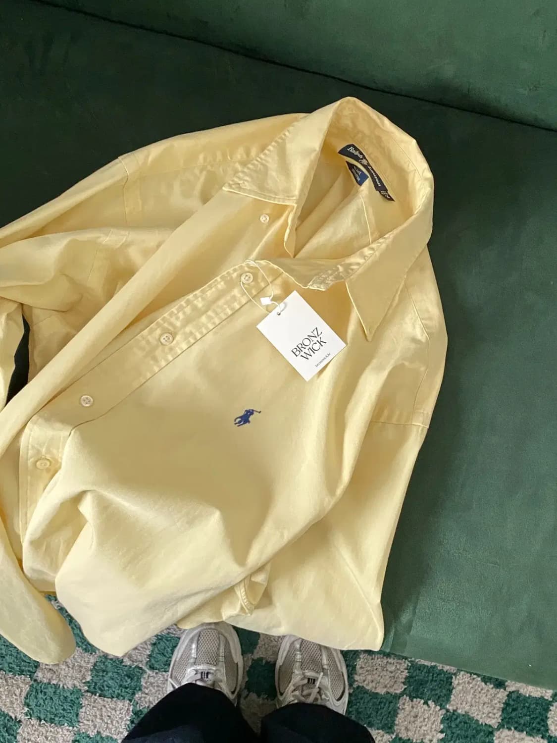 폴로 랄프로렌 솔리드 반팔 셔츠 (Man XL) 10502 상품이미지1