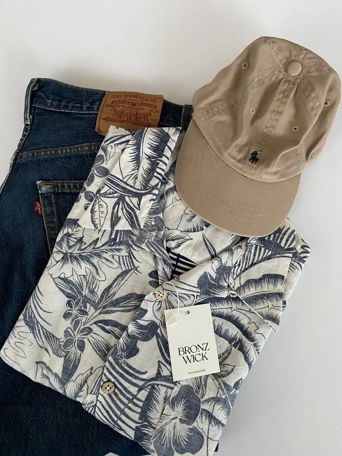 플라워 패턴 반팔 셔츠 (Man M) 10530 상품이미지1