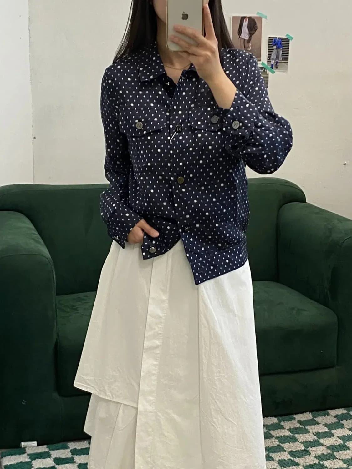 막스마라 패턴 셔츠 블라우스 (Woman M) 10563 상품이미지1