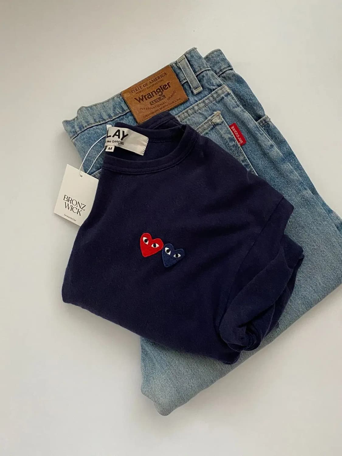 꼼데가르송 라운드 반팔 티셔츠 (Man M) 10681 상품이미지1