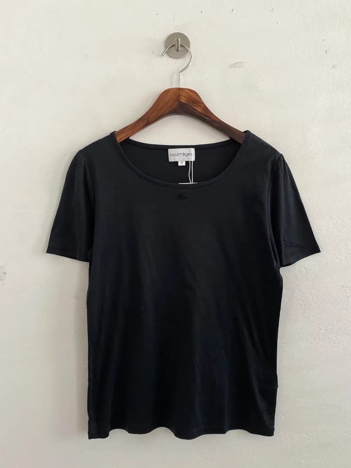 꾸레쥬 라운드 반팔 티 (Woman S) 10695 상품이미지2