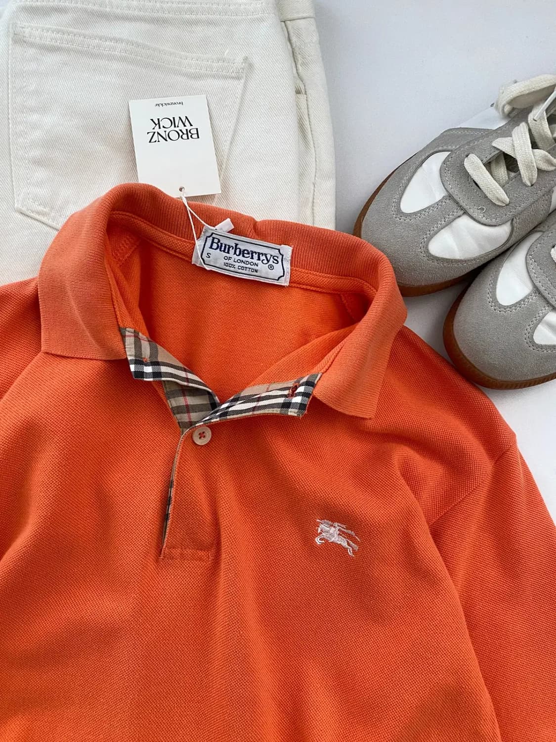 버버리 카라 1/2 티셔츠 (Woman L) 10701 상품이미지1