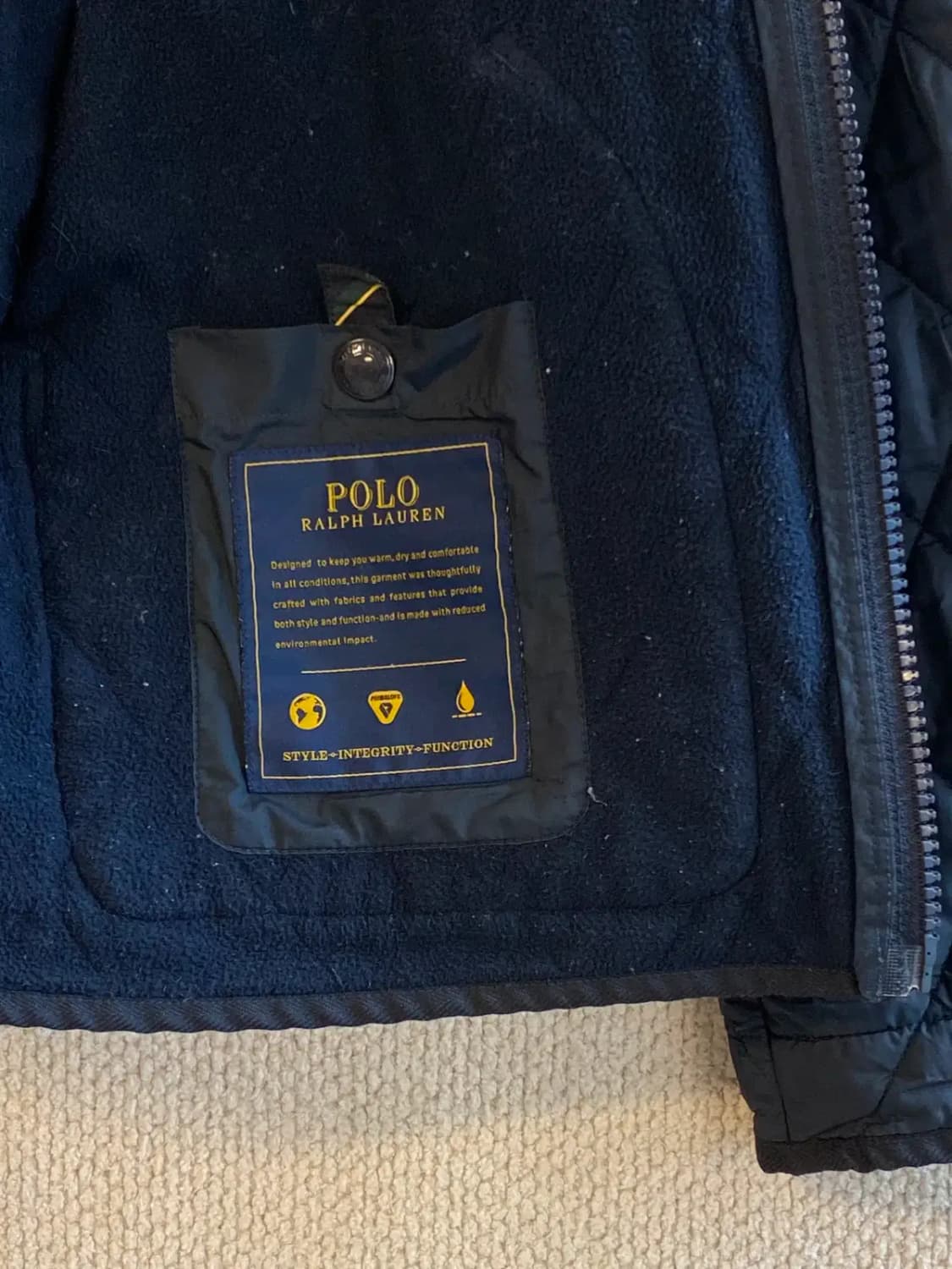 폴로 랄프로렌 퀄팅 점퍼 (Man M) B1085 상품이미지8