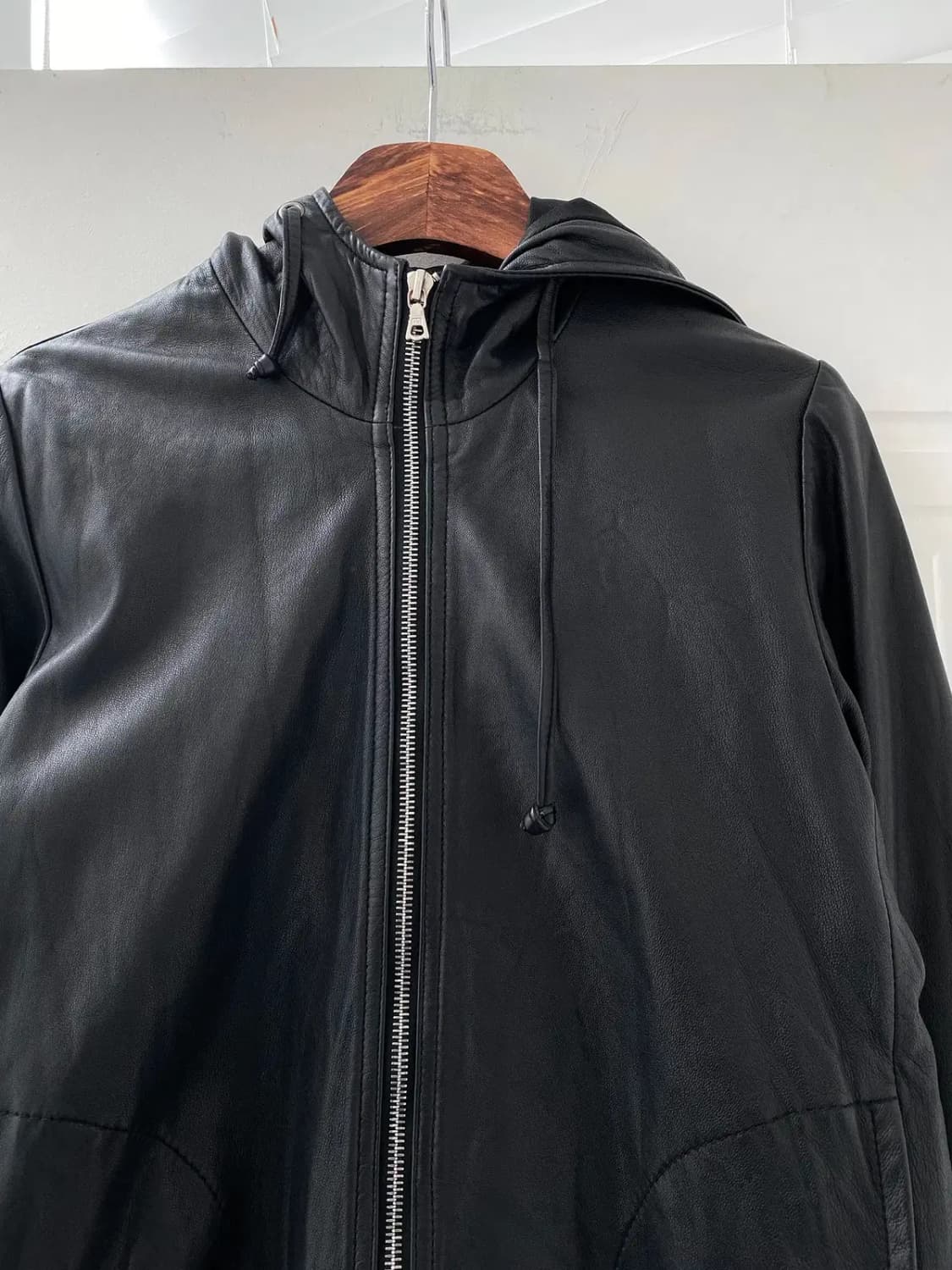 레더 후드 자켓 (Woman S) 12638 상품이미지5