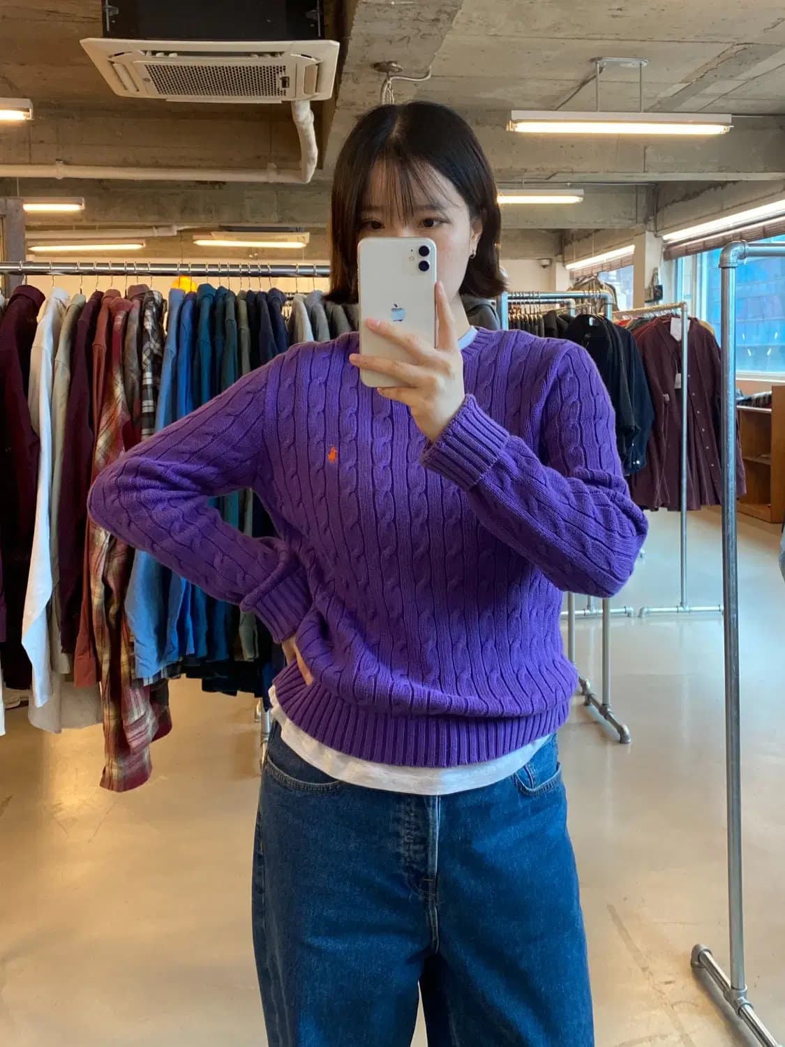 폴로 랄프로렌 케이블 니트 (Woman S~M) B1104 상품이미지1