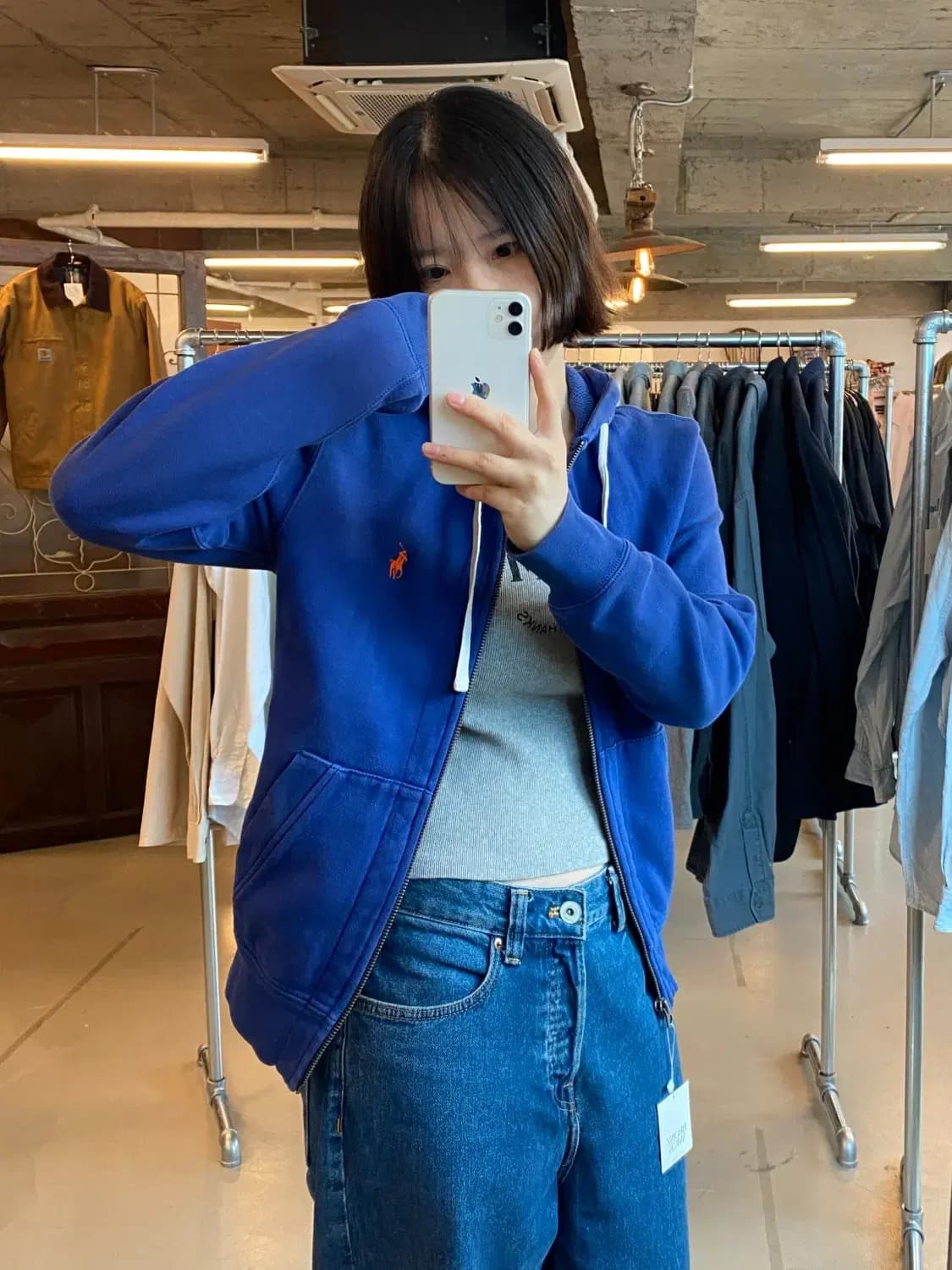 폴로 랄프로렌 후드 집업 (Woman L) B1116 상품이미지1