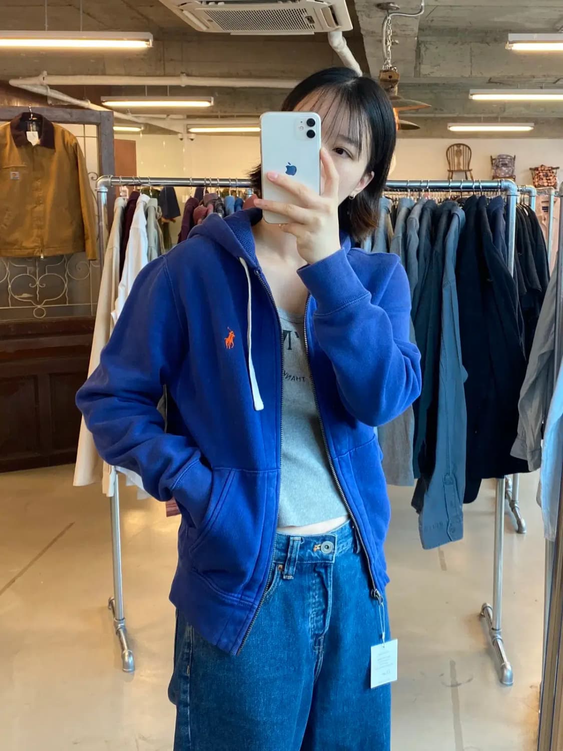 폴로 랄프로렌 후드 집업 (Woman L) B1116 상품이미지2