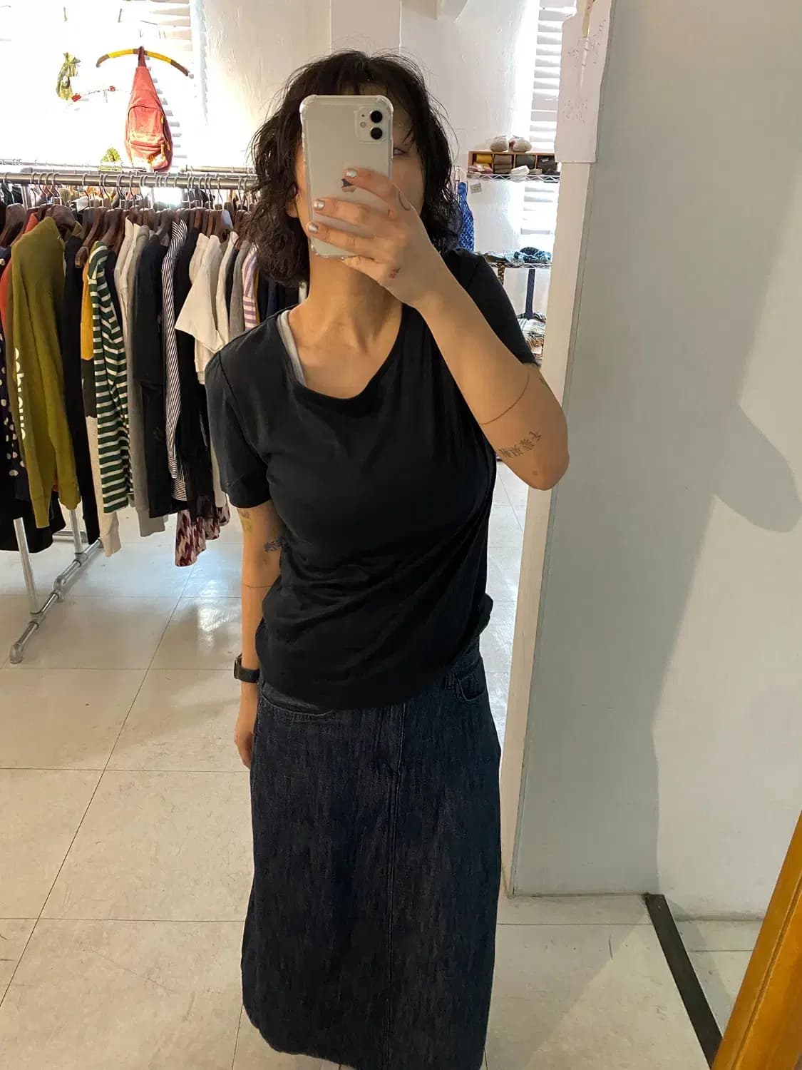 꾸레쥬 라운드 반팔 티 (Woman S) 12662 상품이미지1