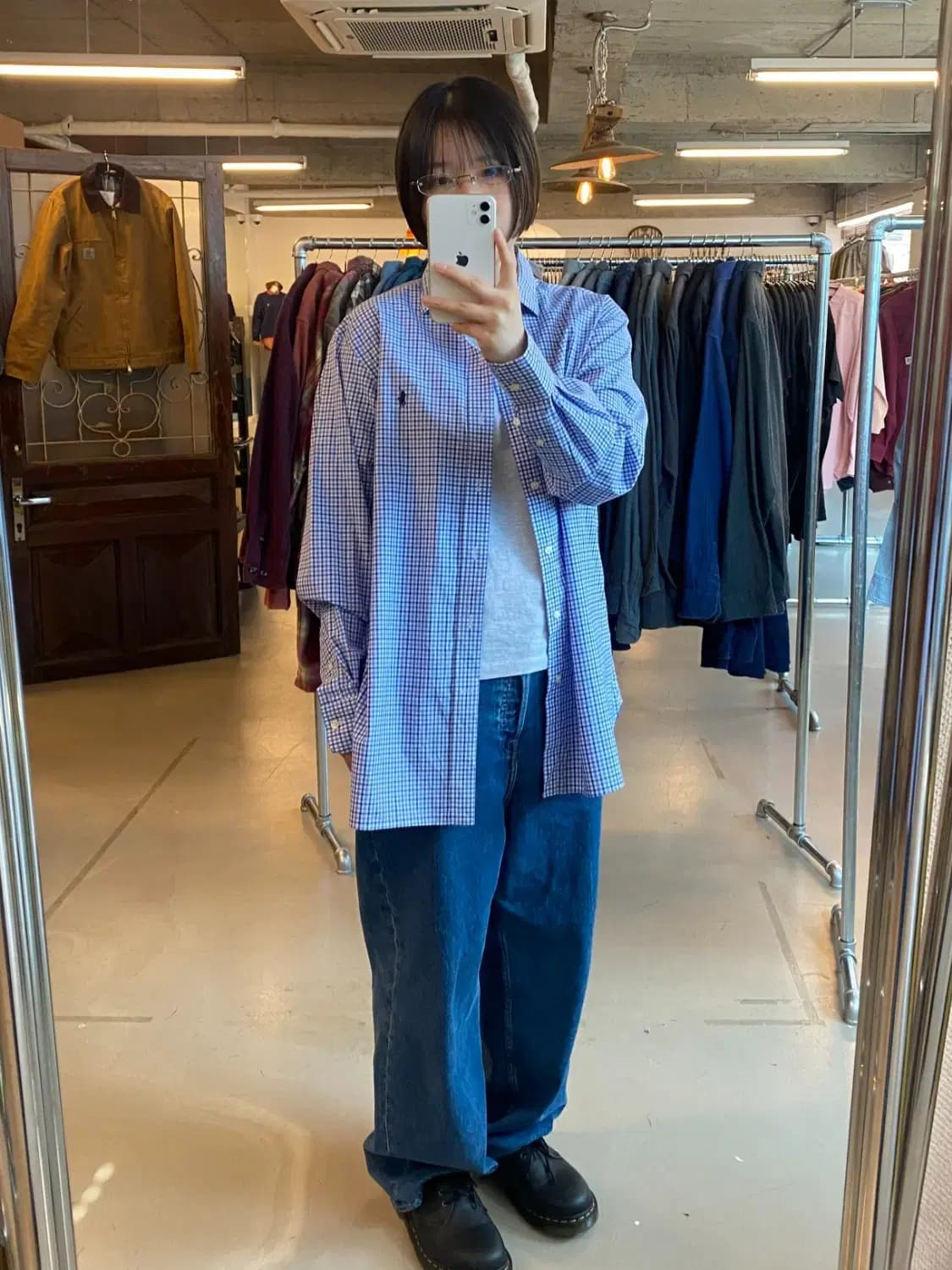 폴로 랄프로렌 체크 셔츠 (Man L) B1132 상품이미지1