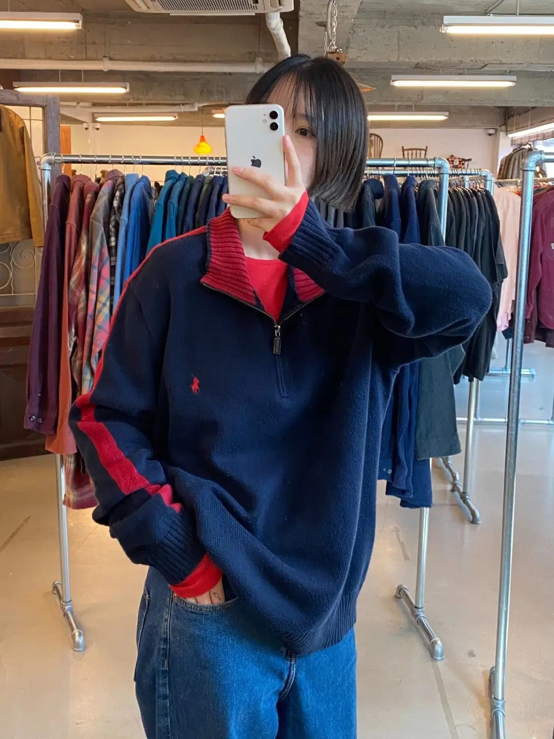 폴로 랄프로렌 하프 집업 (Man XL) B1150 상품이미지1