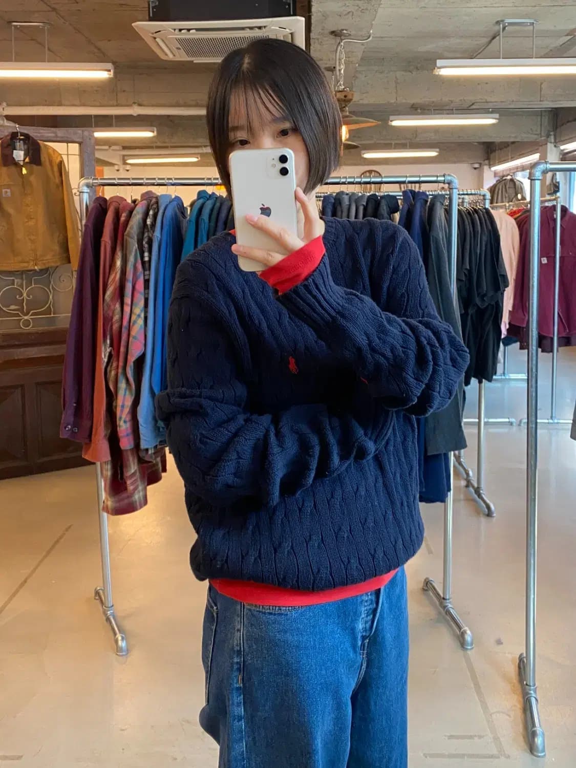 폴로 랄프로렌 케이블 니트 (Man L) B1148 상품이미지1