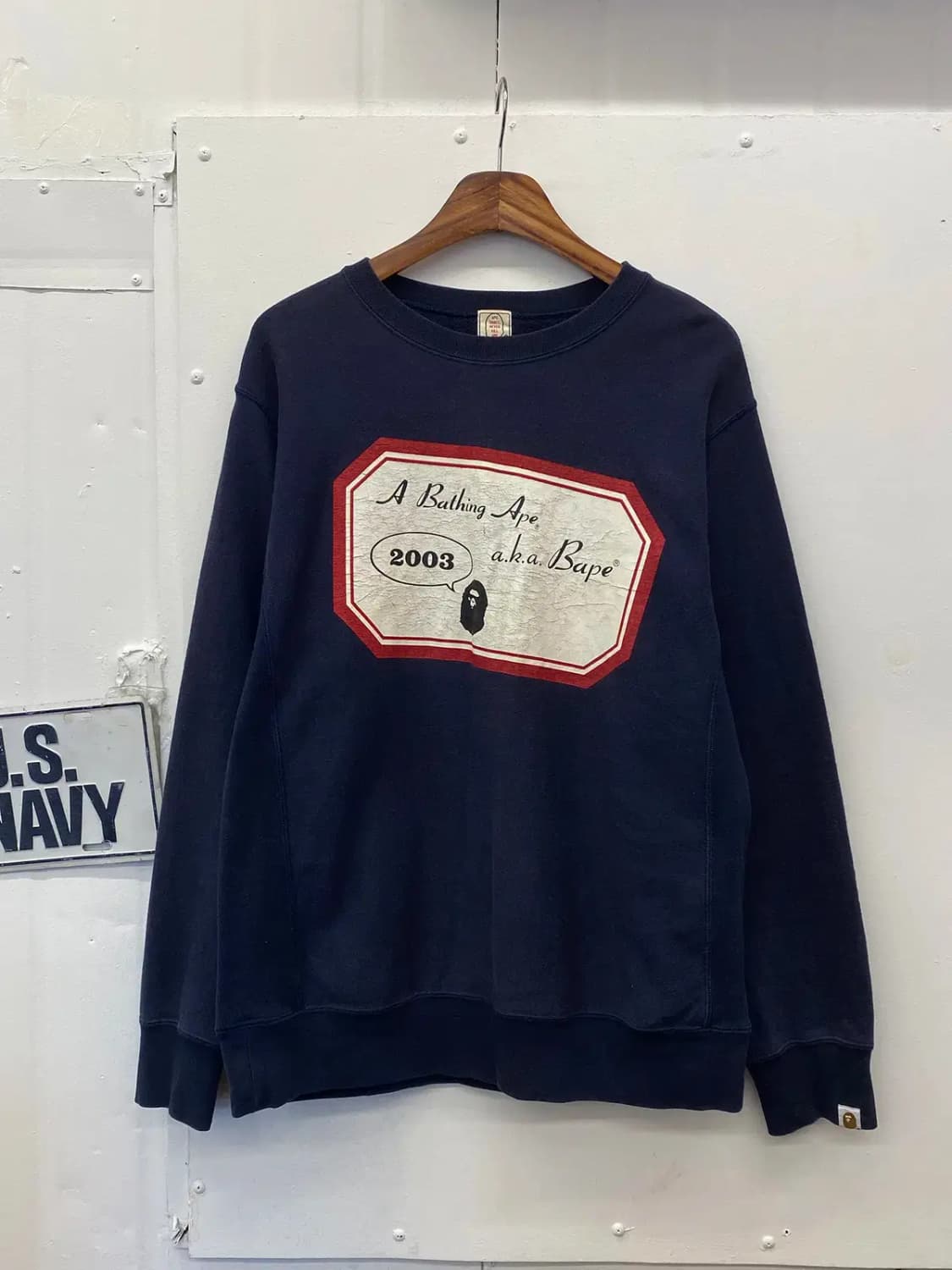 베이프 기모 맨투맨 (Man L) 12714 상품이미지2