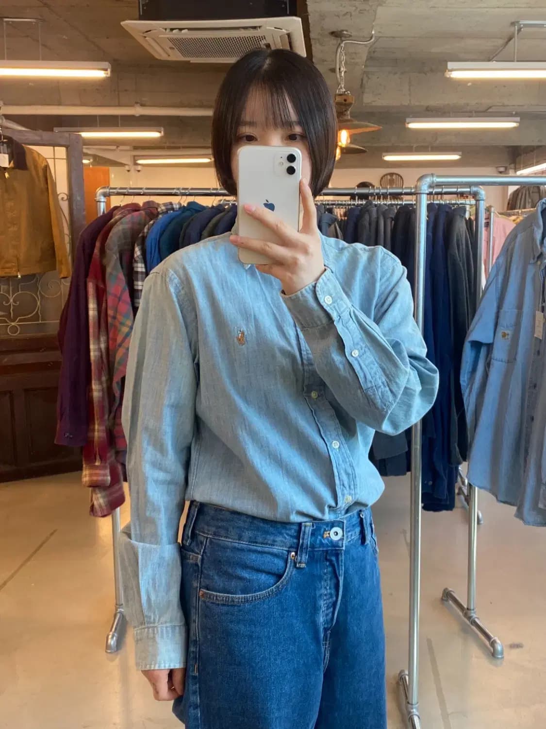 폴로 랄프로렌 연청 셔츠 (Man S) B1188 상품이미지1