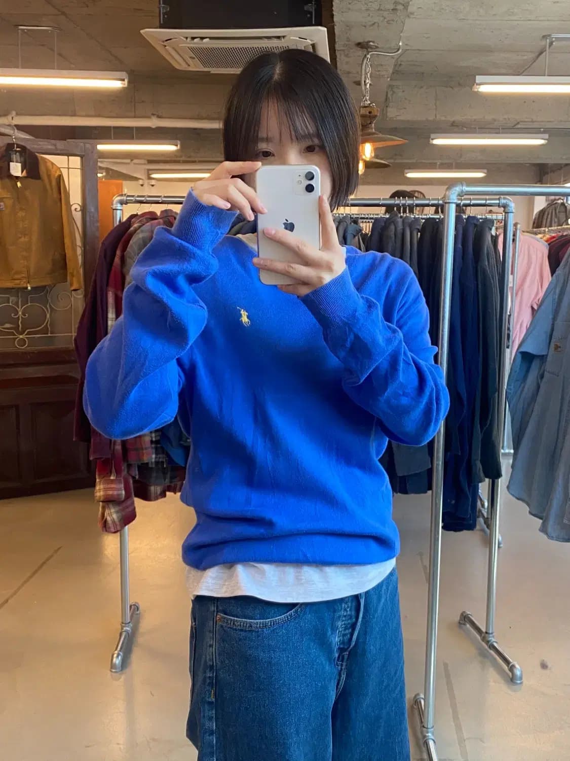 폴로 랄프로렌 브이넥 니트 (Man L) B1187 상품이미지1