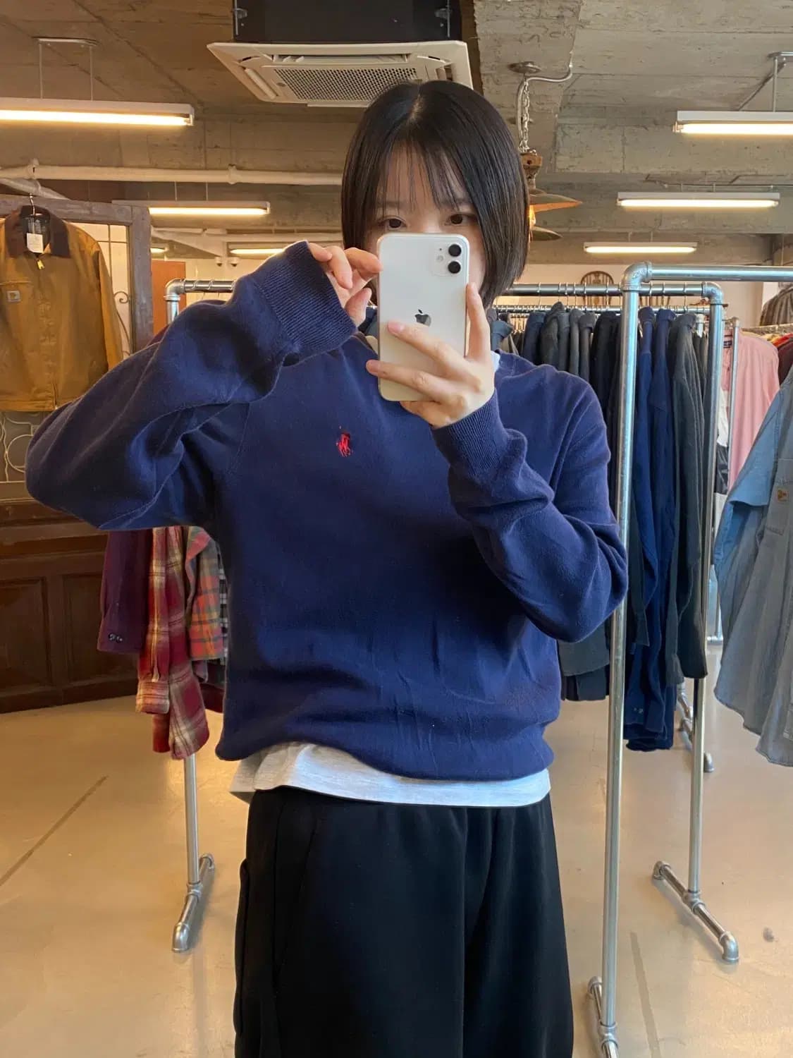 폴로 랄프로렌 브이넥 니트 (Woman L) B1184 상품이미지1