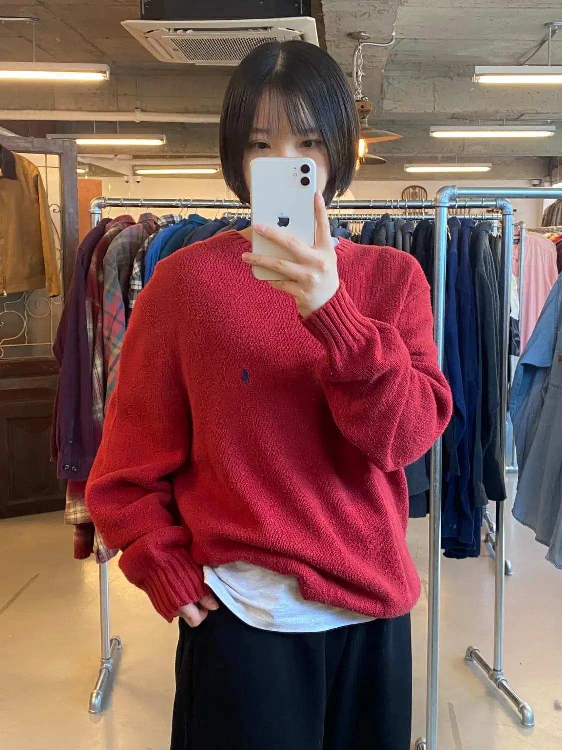 폴로 랄프로렌 라운드 니트 (Man XL) B1182 상품이미지1