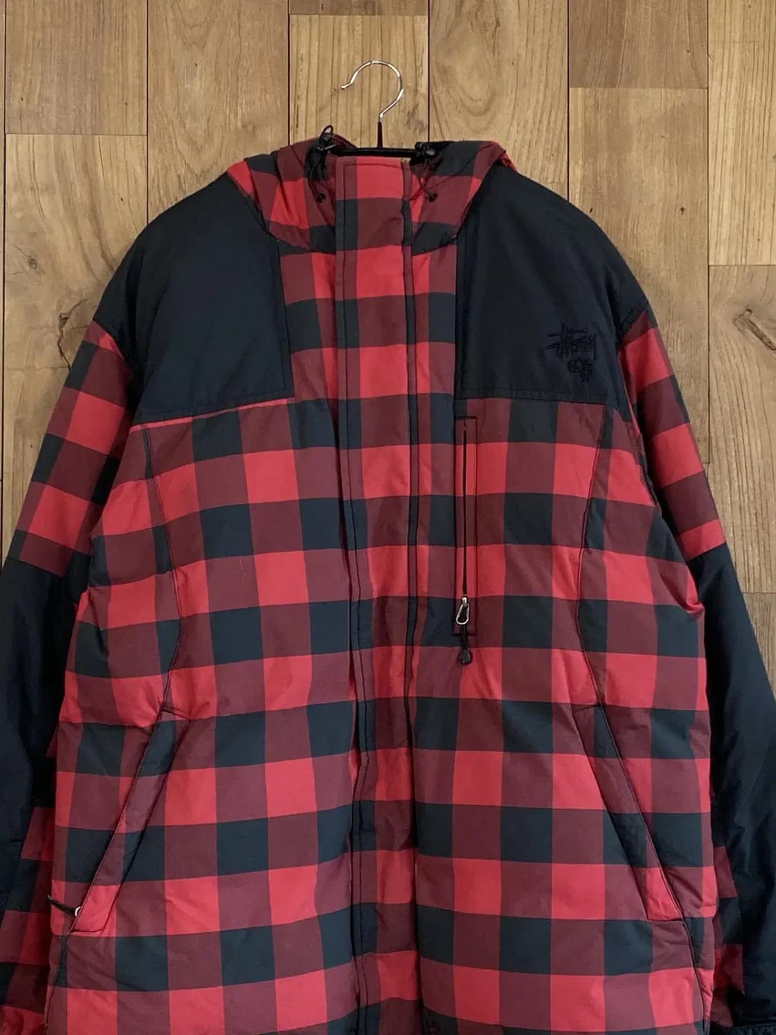 스투시 체크 후드 다운점퍼 (Man XL) 12735 상품이미지5