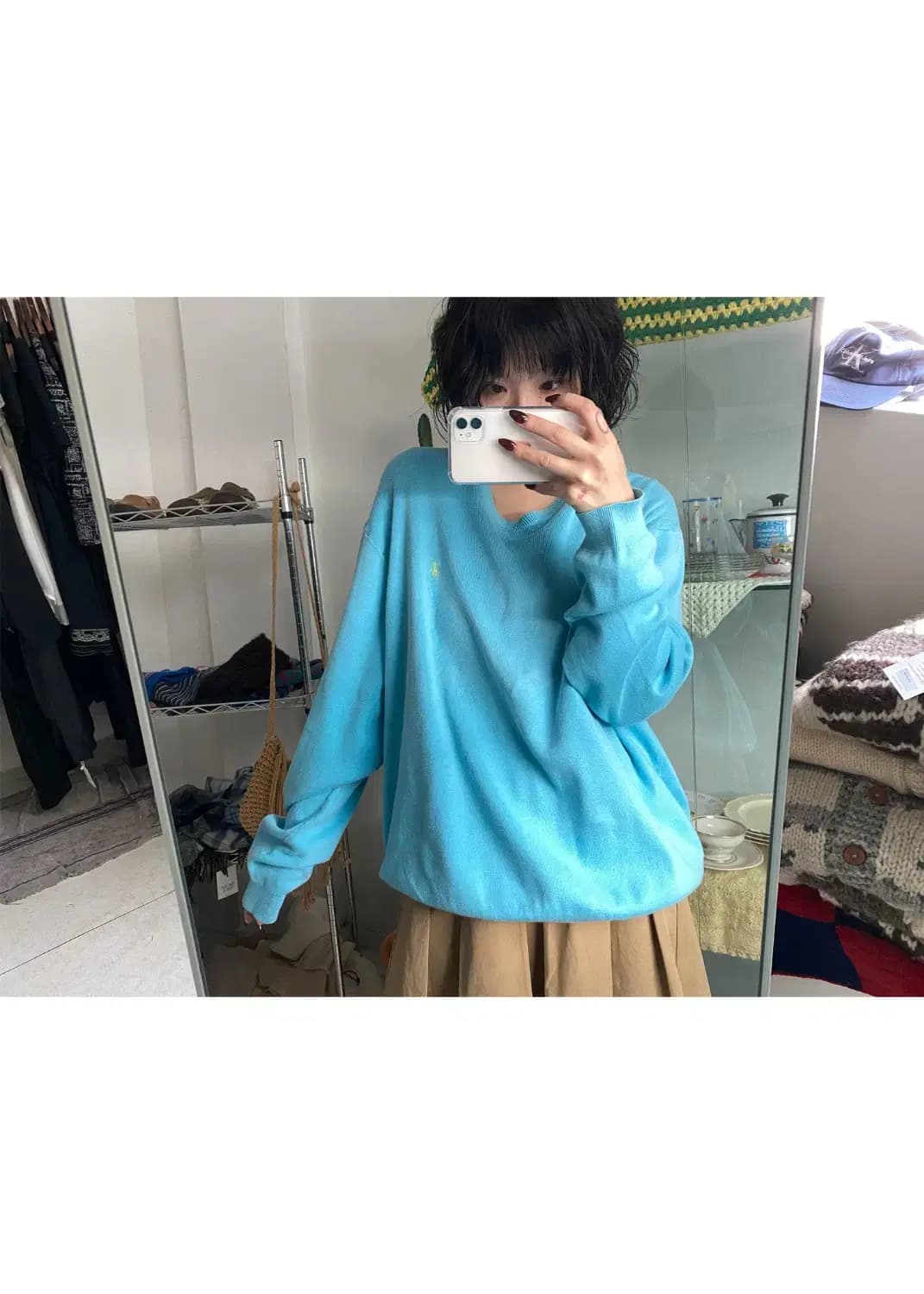 폴로 랄프로렌 브이넥 니트 (Man XL) 12745 상품이미지1