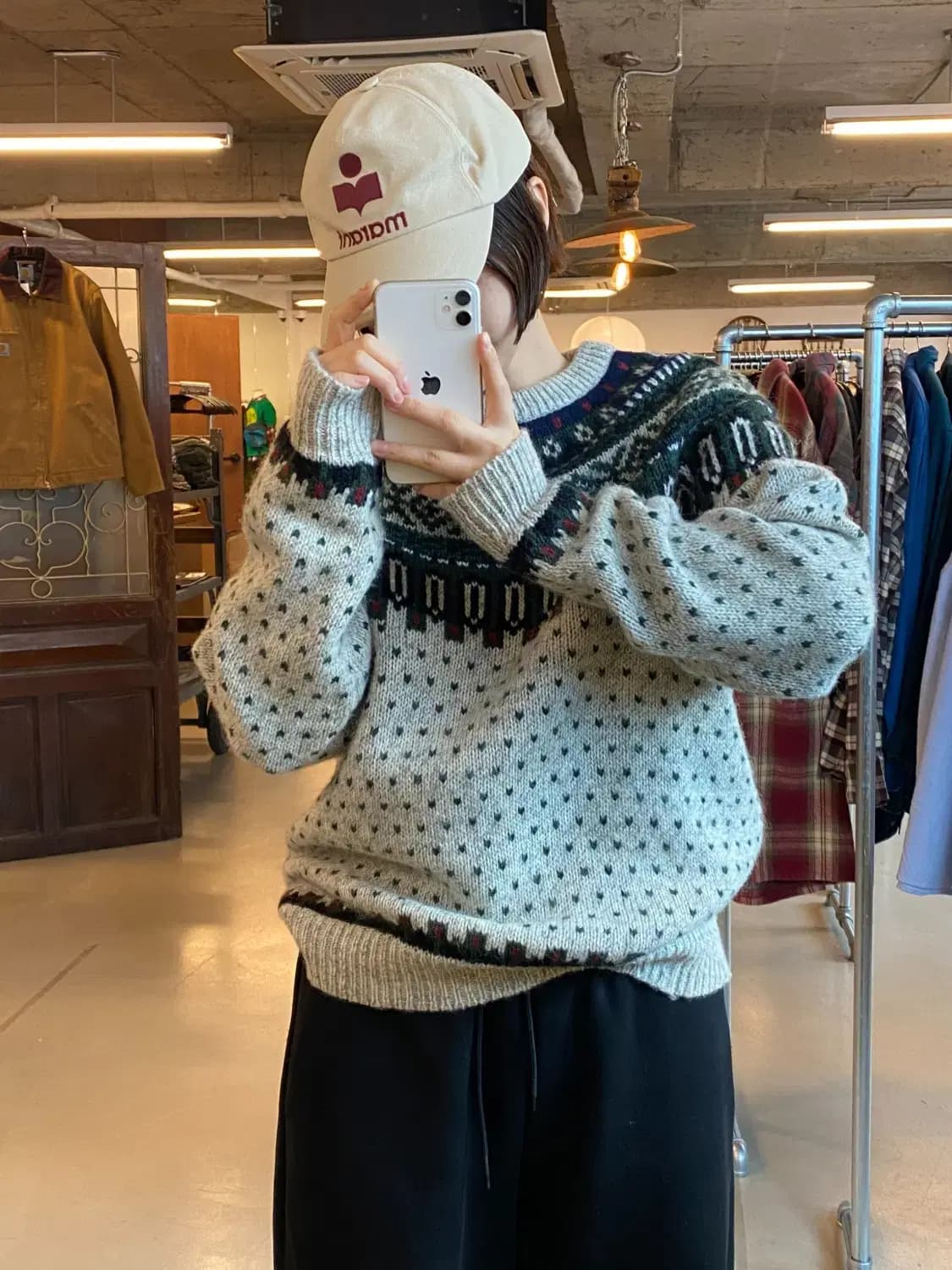 Woolnich 패턴 니트 (Man XL) B1224 상품이미지1