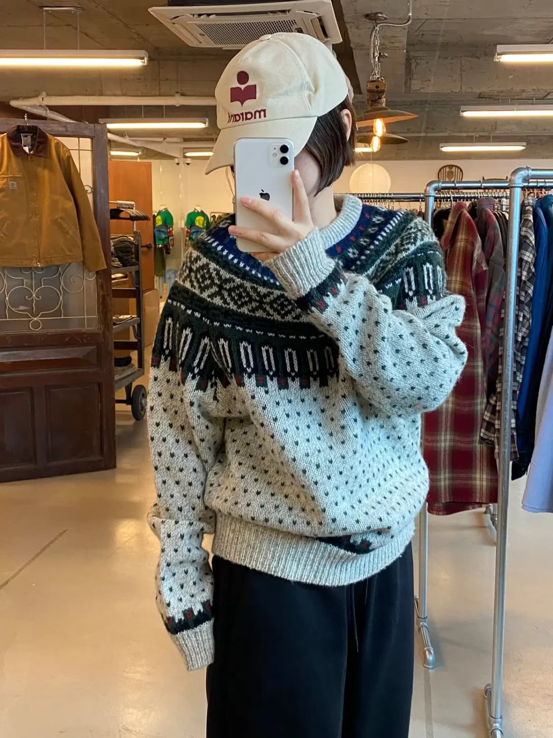 Woolnich 패턴 니트 (Man XL) B1224 상품이미지2