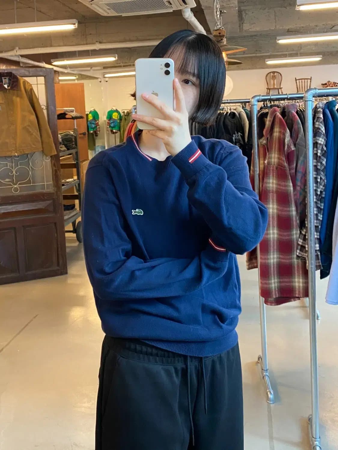 라코스테 라운드 니트 (Woman L) B1223 상품이미지1